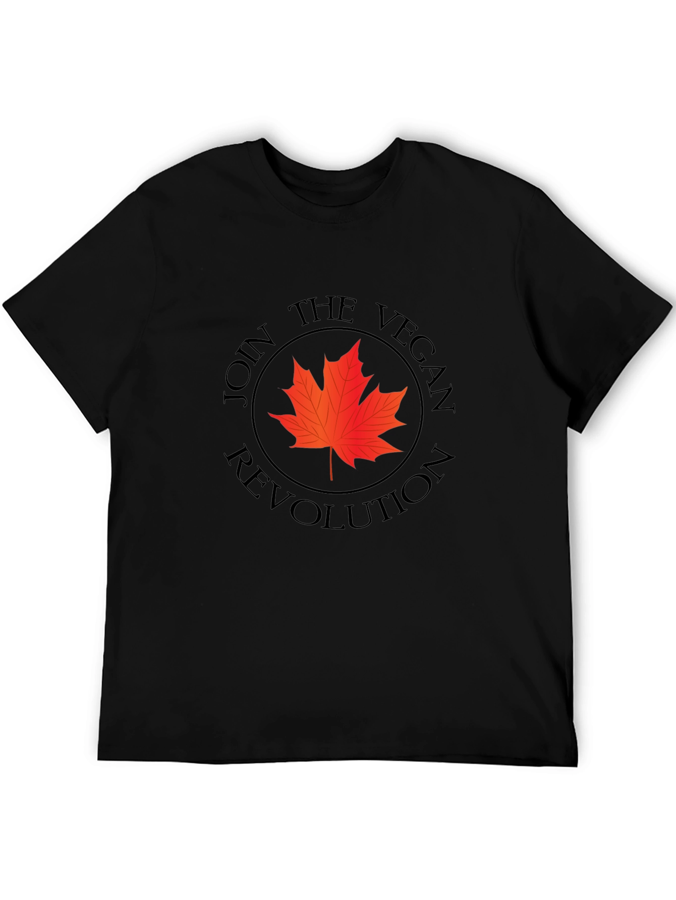 Vegan Revolution Maple Leaf Graphic Tee