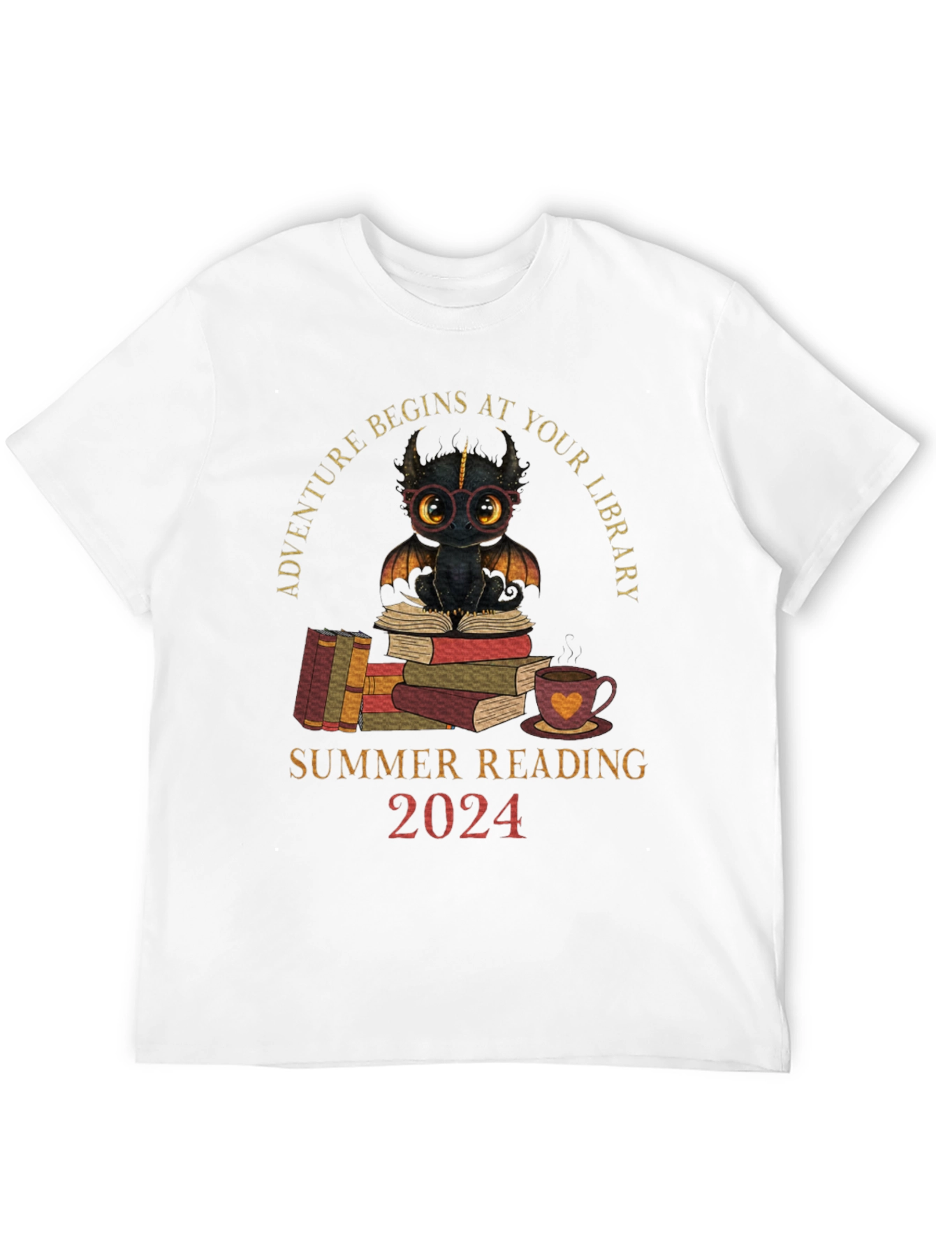 Adventure Begins At Your Library 2024 T-Shirt