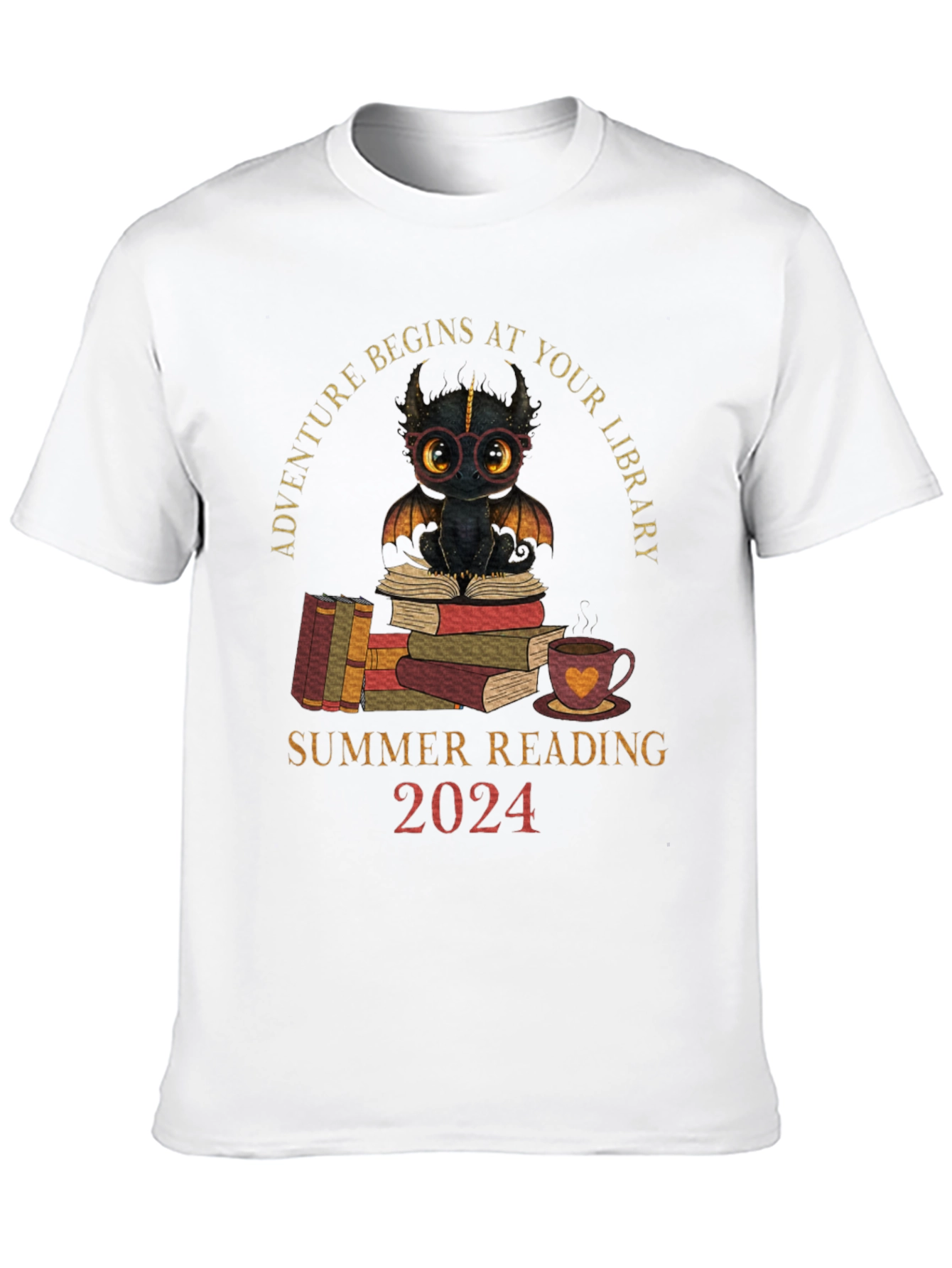 Adventure Begins At Your Library 2024 T-Shirt