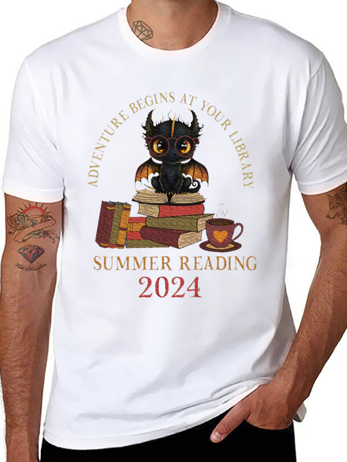Adventure Begins At Your Library 2024 T-Shirt