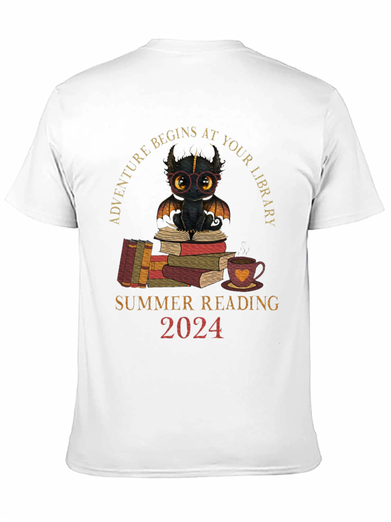 Adventure Begins At Your Library 2024 T-Shirt