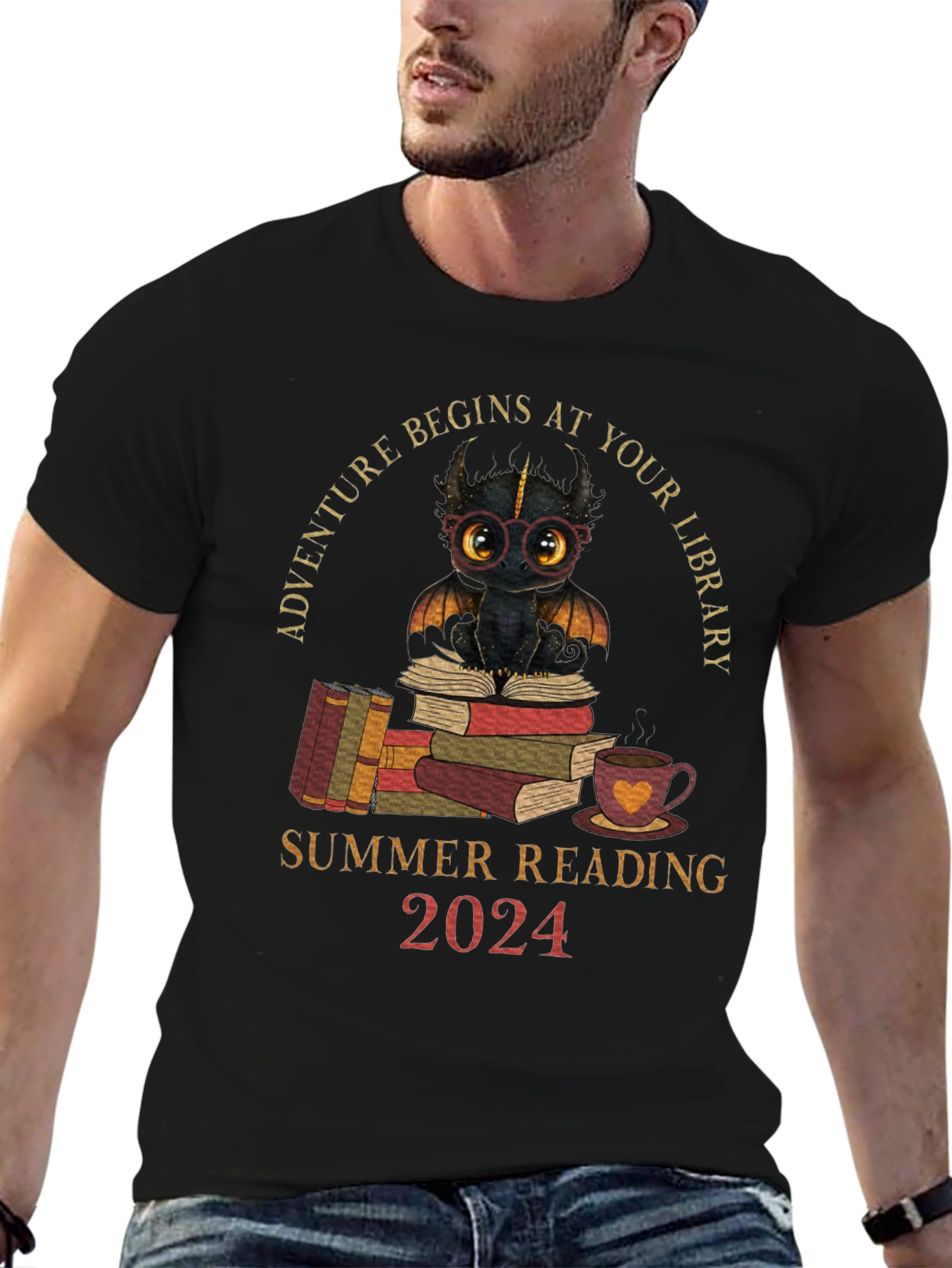Adventure Begins At Your Library 2024 T-Shirt