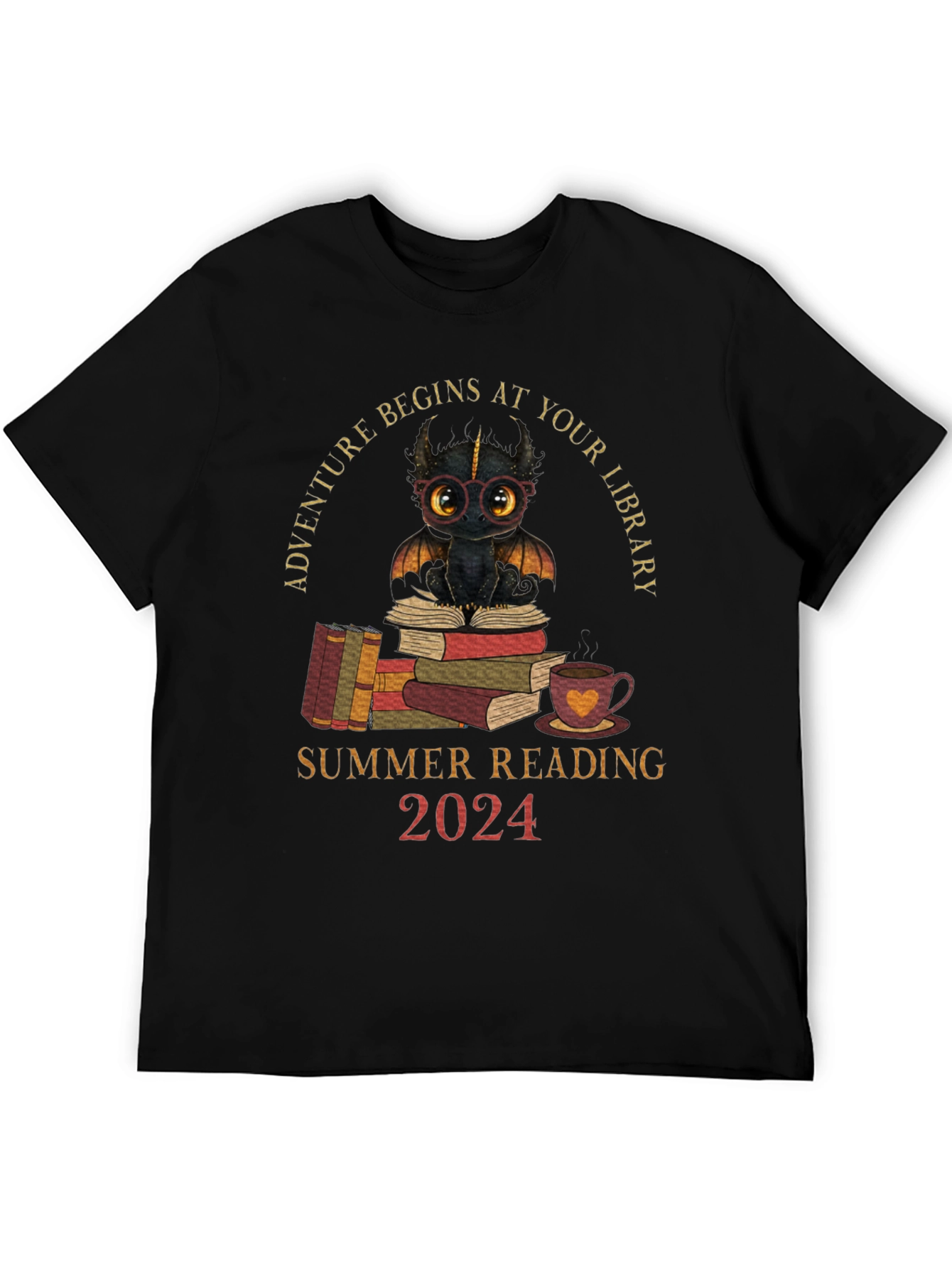 Adventure Begins At Your Library 2024 T-Shirt