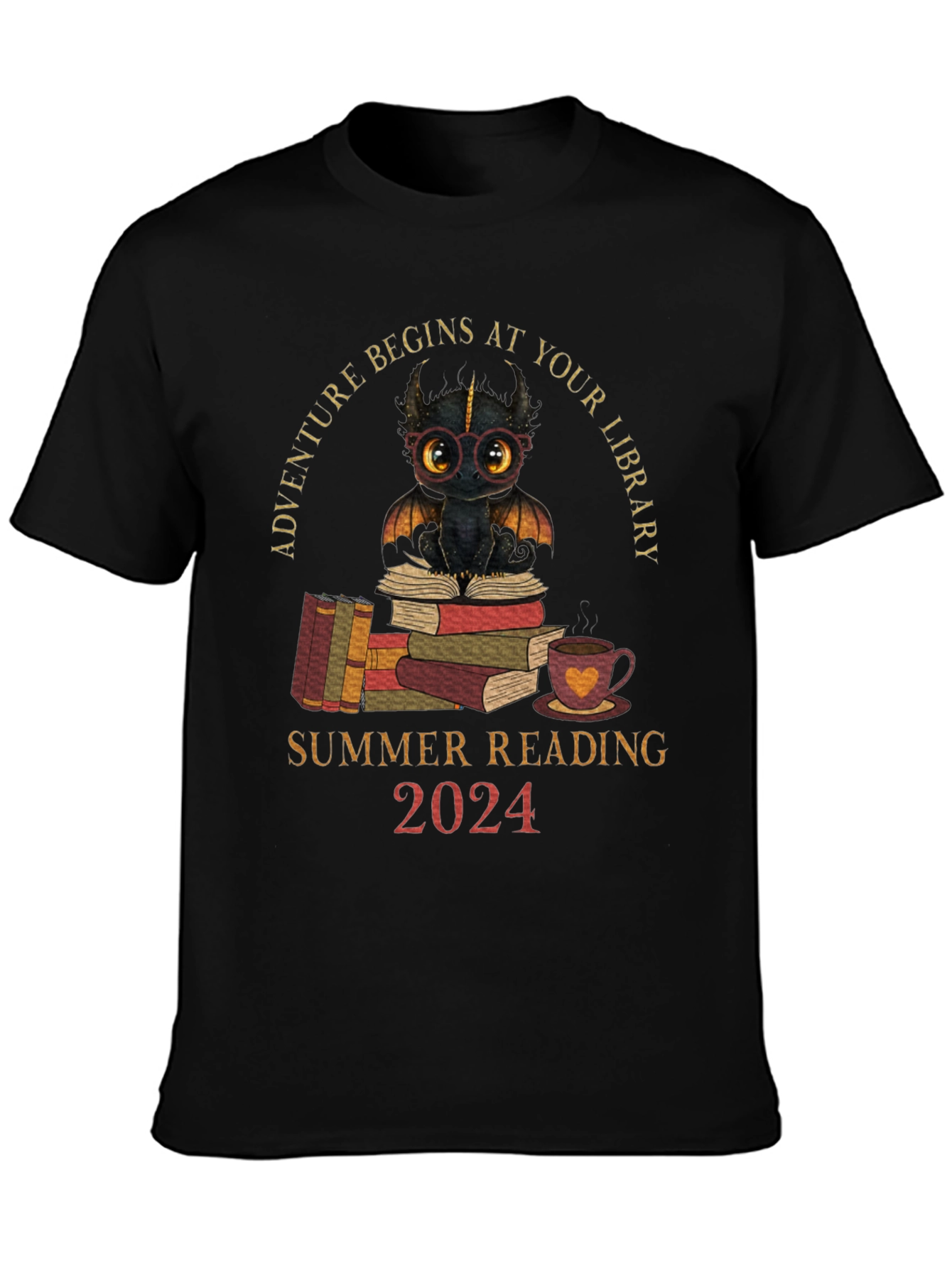Adventure Begins At Your Library 2024 T-Shirt
