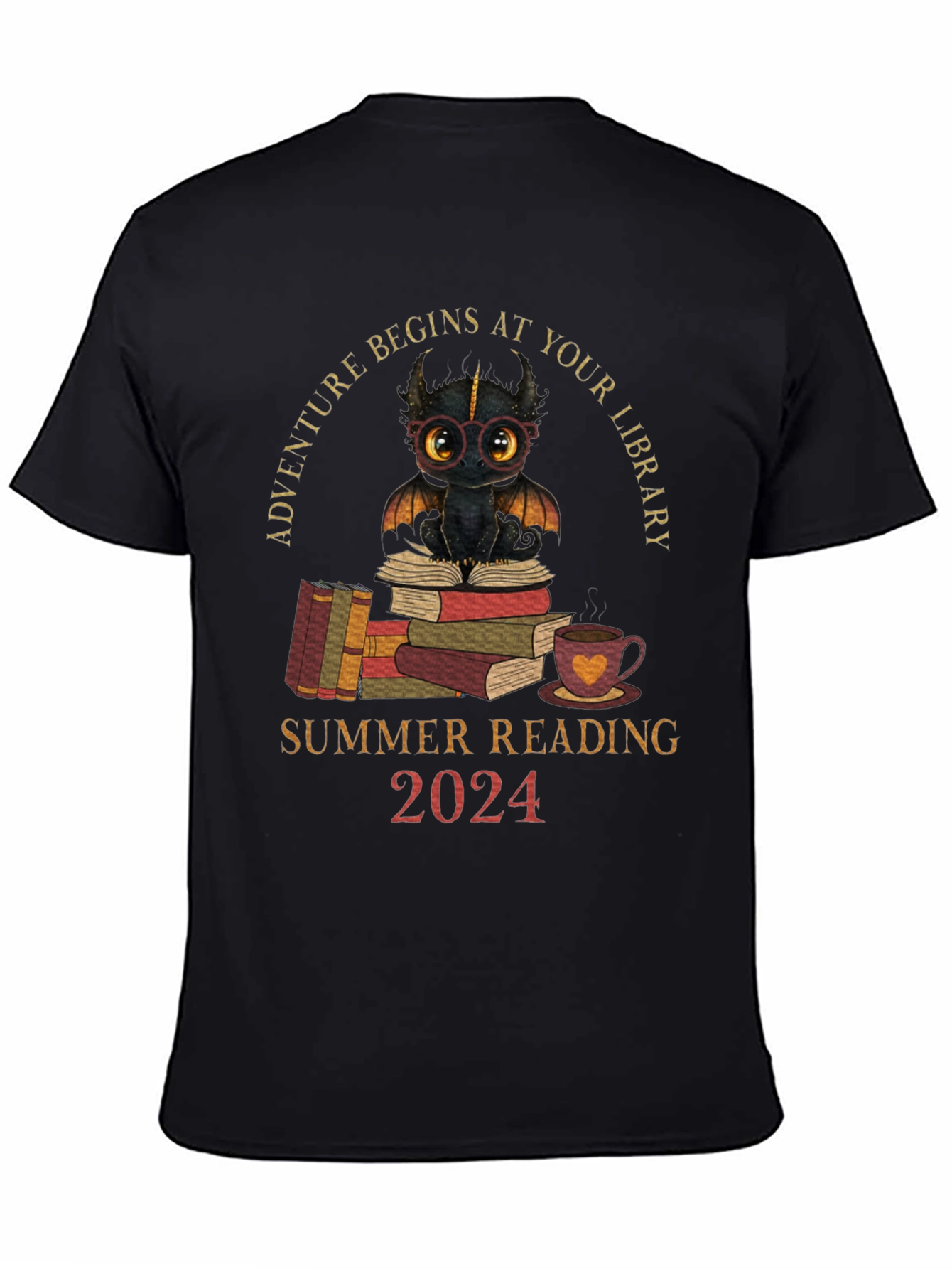 Adventure Begins At Your Library 2024 T-Shirt