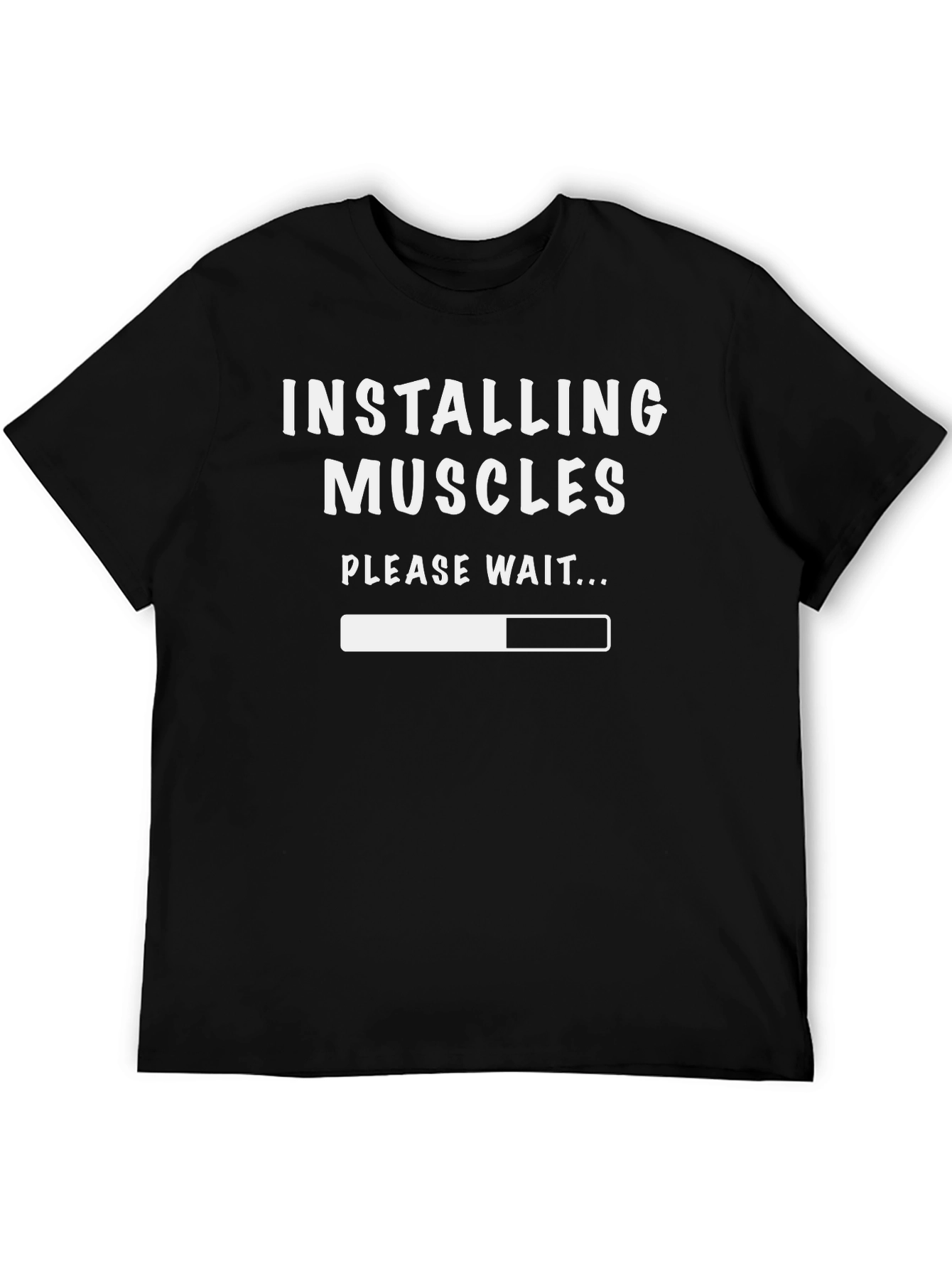 Installing Muscles Funny Graphic T-Shirt
