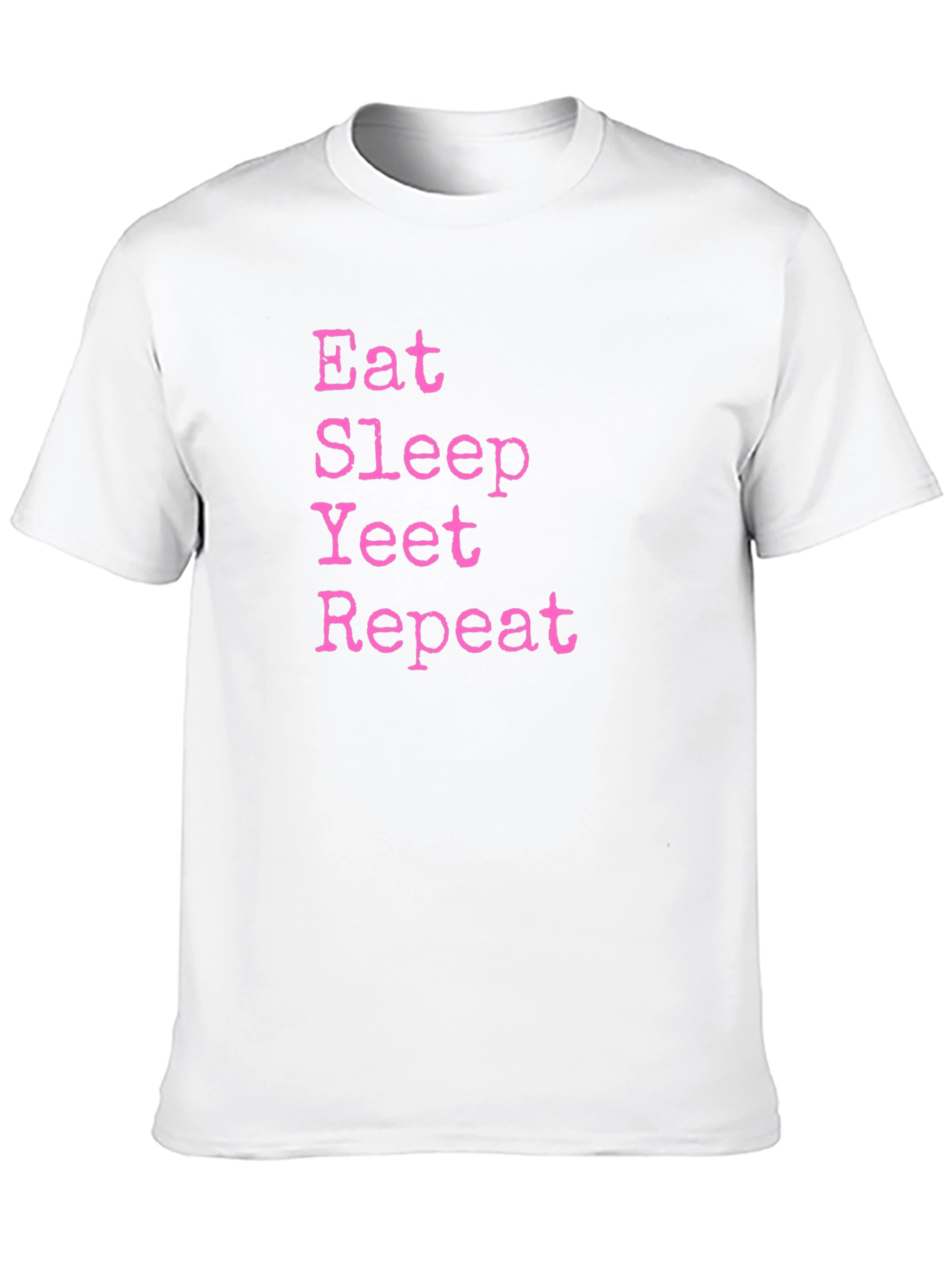 Eat Sleep Yeet Repeat Black T-Shirt