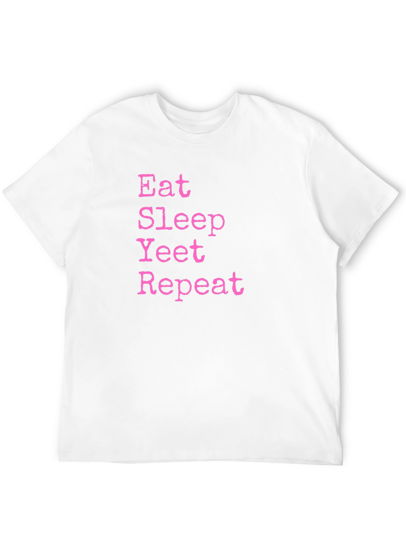 Eat Sleep Yeet Repeat Black T-Shirt