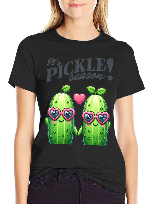 Pickle Season T-Shirt - Funny Cute Pickle Lover Tee