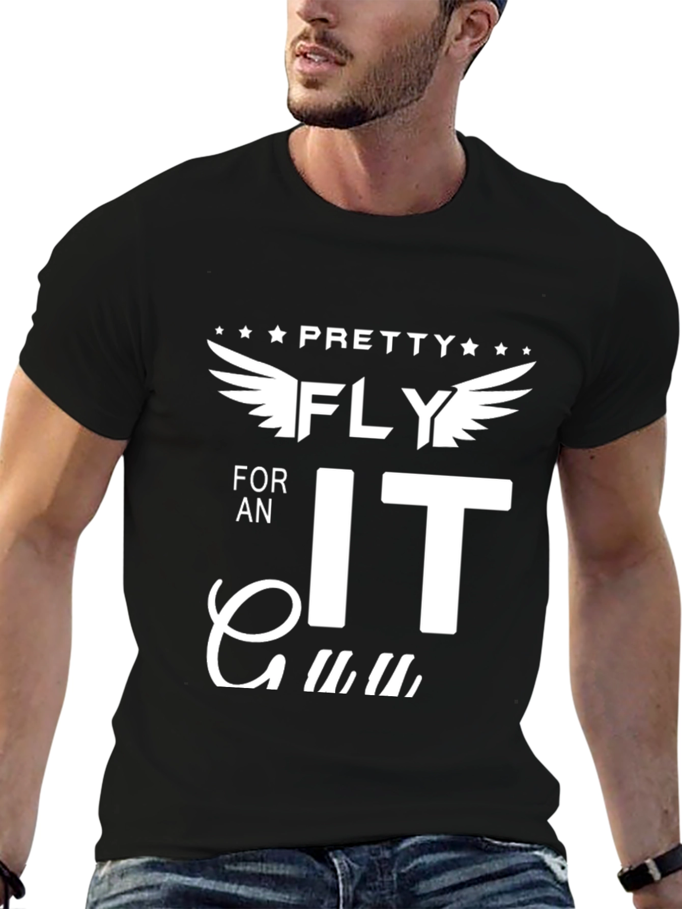 Pretty Fly for an IT Guy Graphic Tee