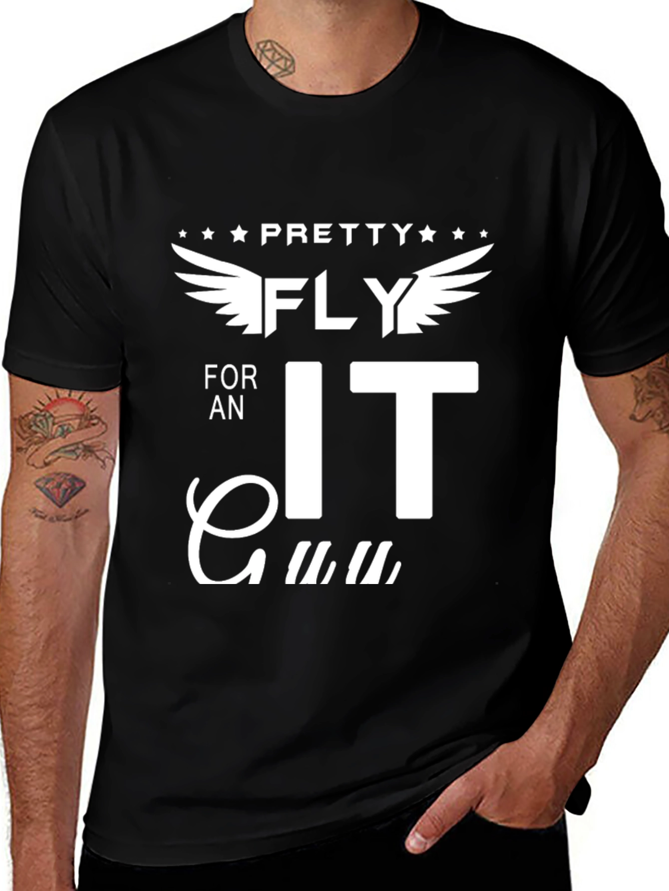 Pretty Fly for an IT Guy Graphic Tee