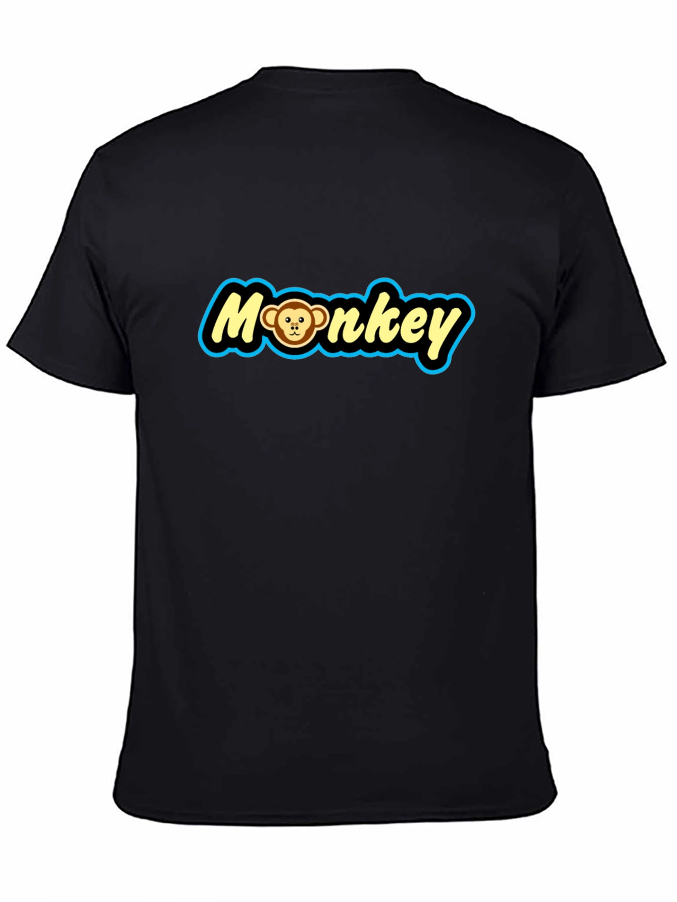 Monkey Graphic Tee - Novelty Print Crew Neck T-Shirt