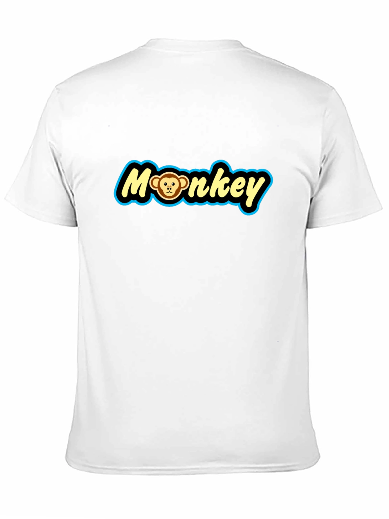 Monkey Graphic Tee - Novelty Print Crew Neck T-Shirt