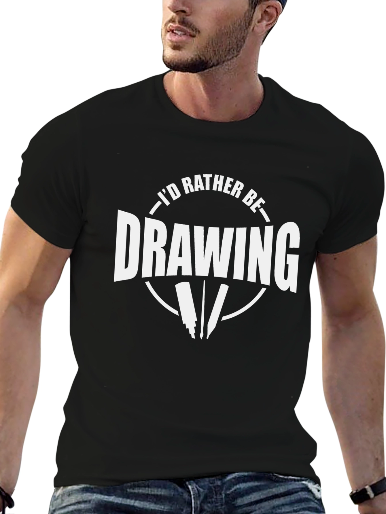 Id Rather Be Drawing T-Shirt | Artist Tee