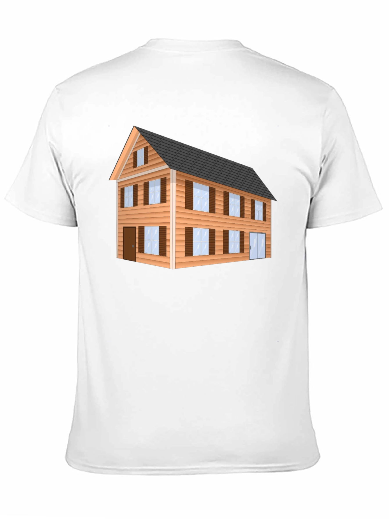 House Graphic Black T-Shirt