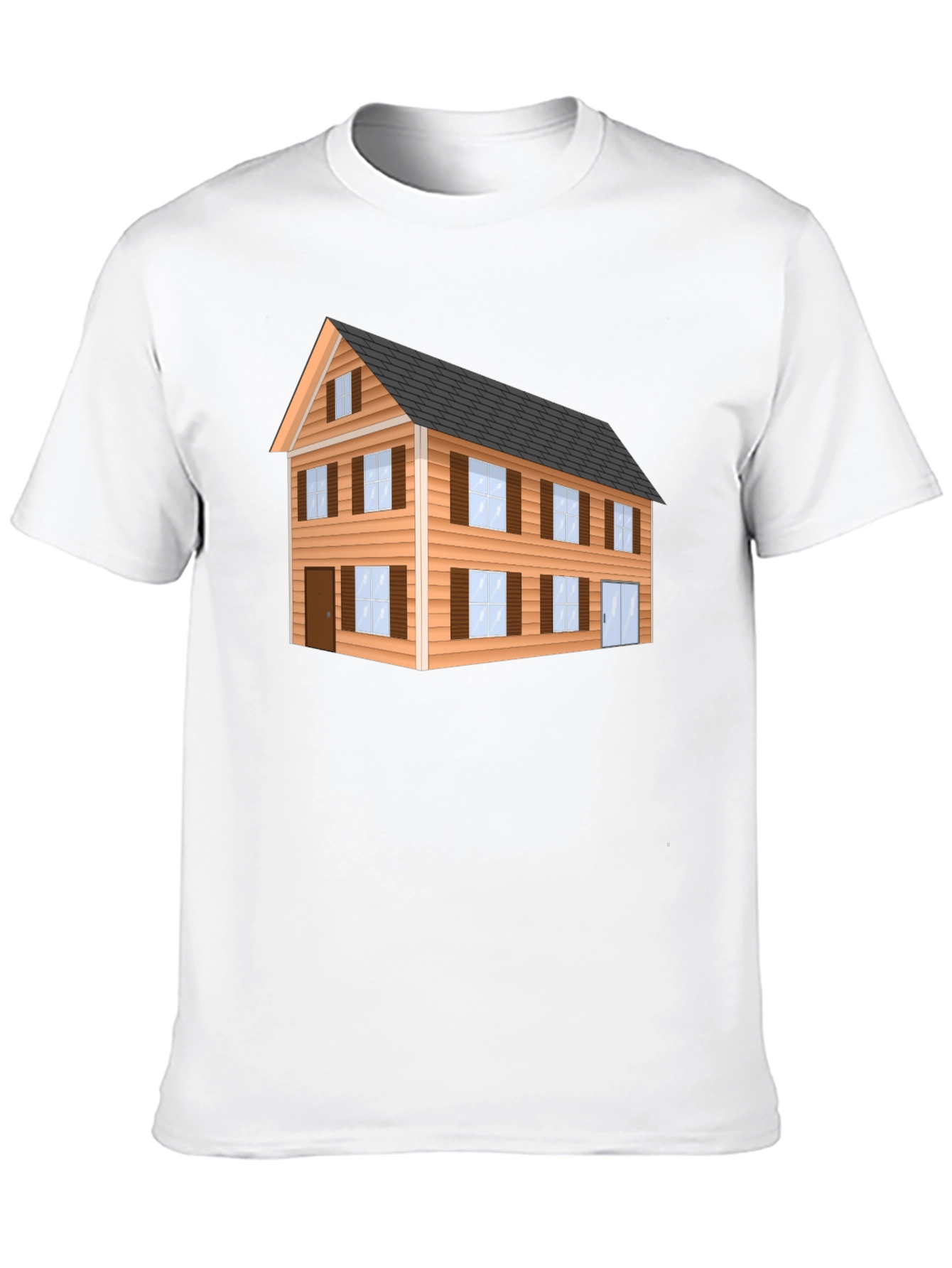 House Graphic Black T-Shirt