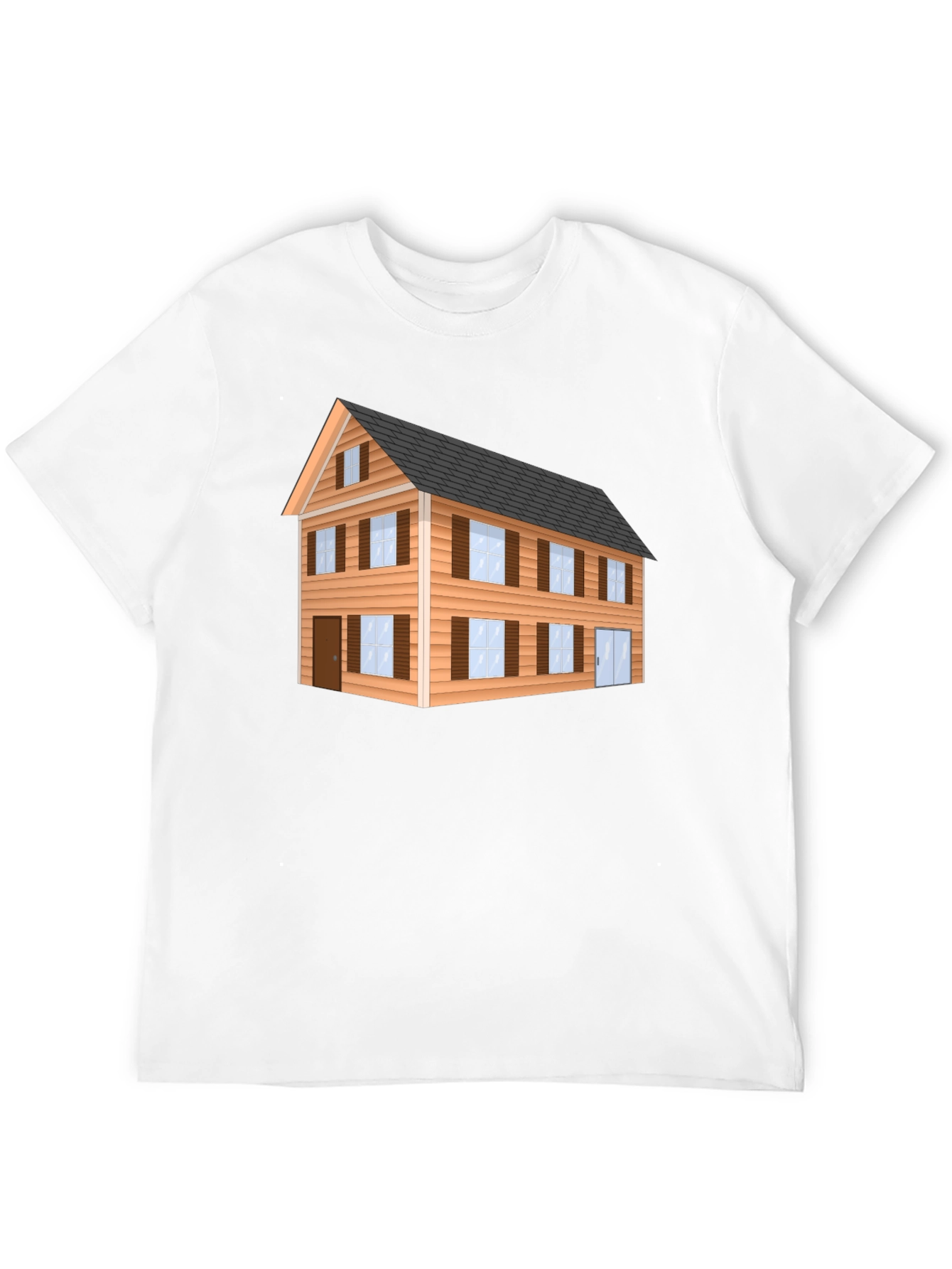 House Graphic Black T-Shirt