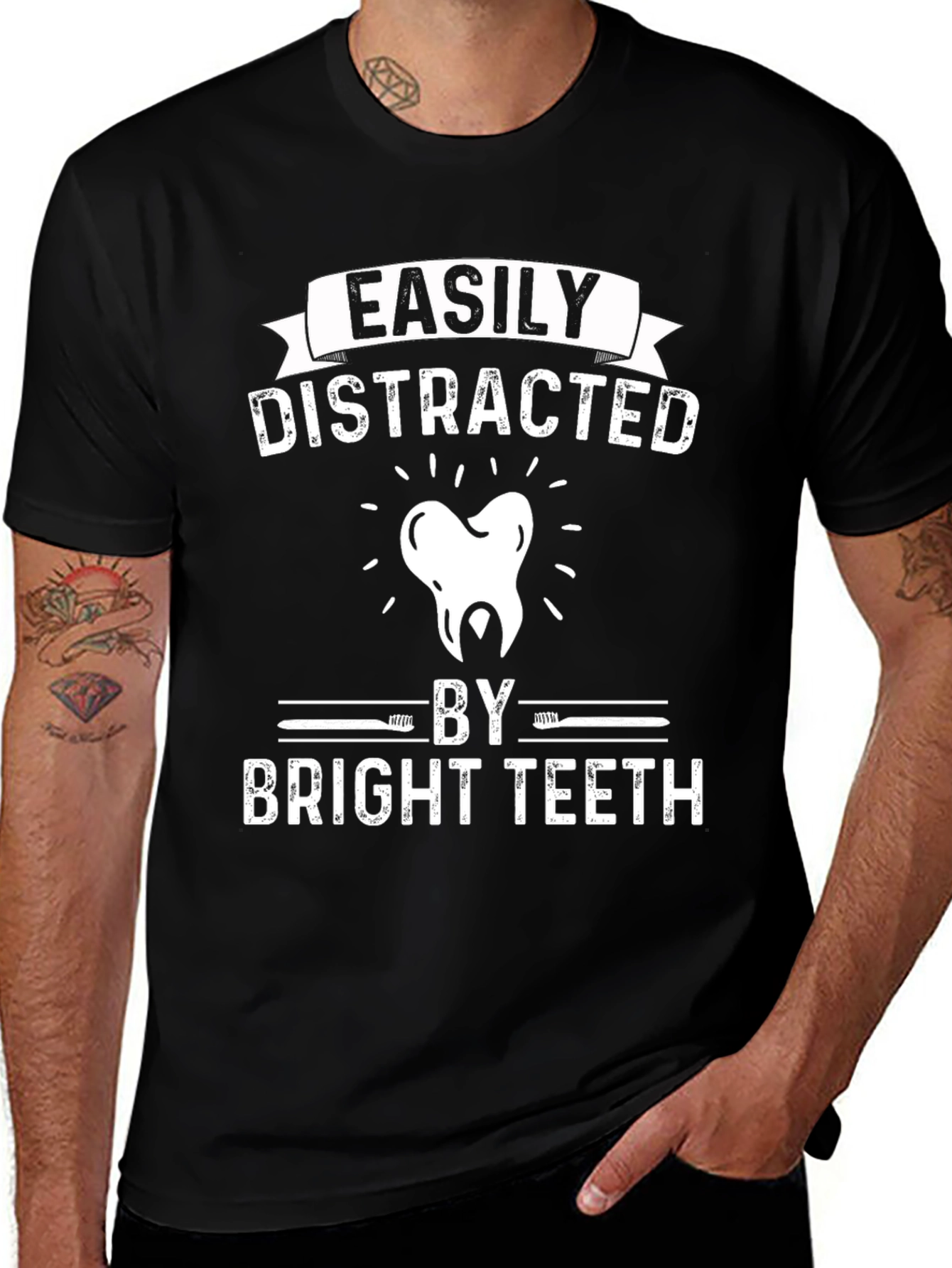 Easily Distracted By Bright Teeth T-Shirt