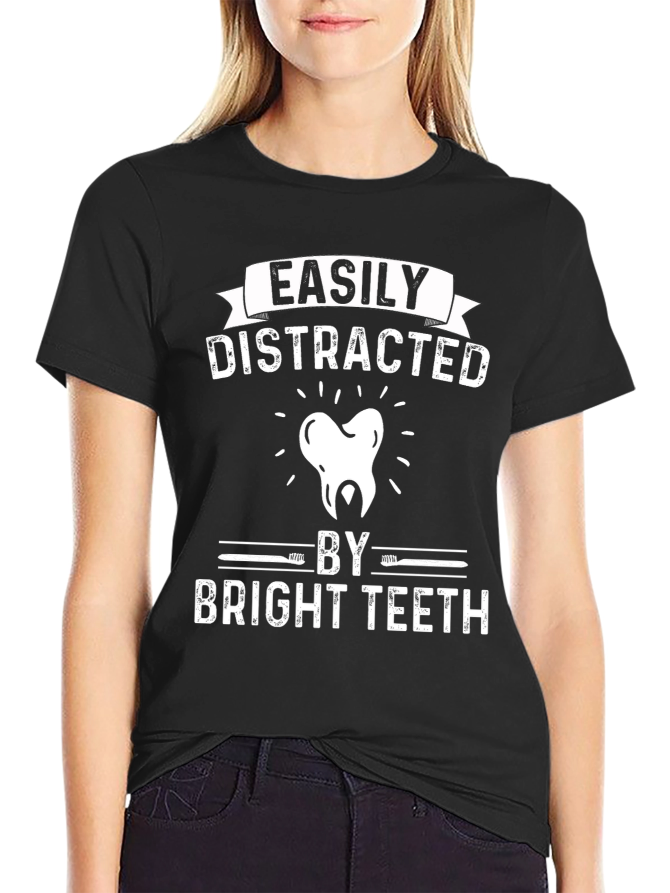 Easily Distracted By Bright Teeth T-Shirt