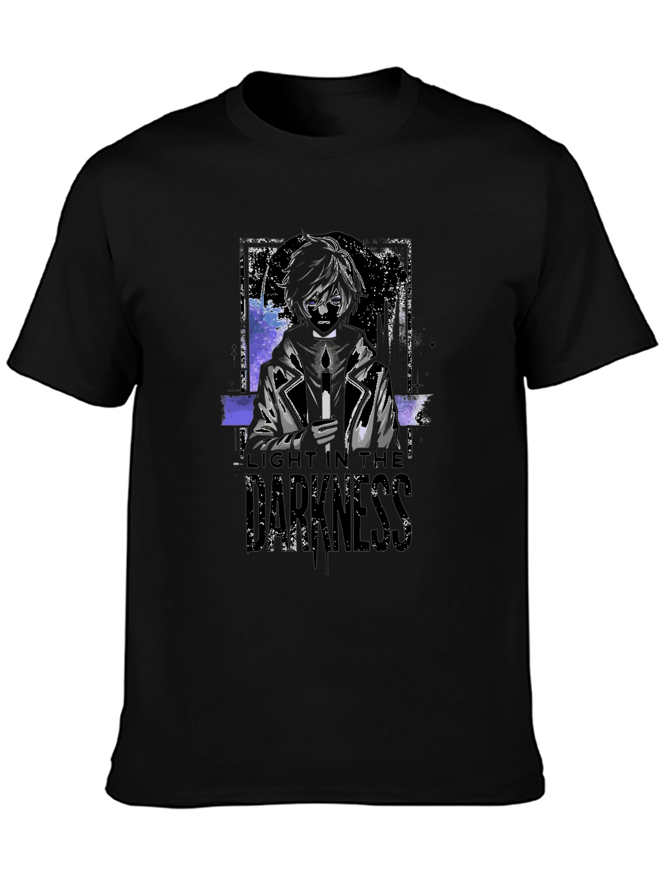 Light in the Darkness Graphic Tee - Black