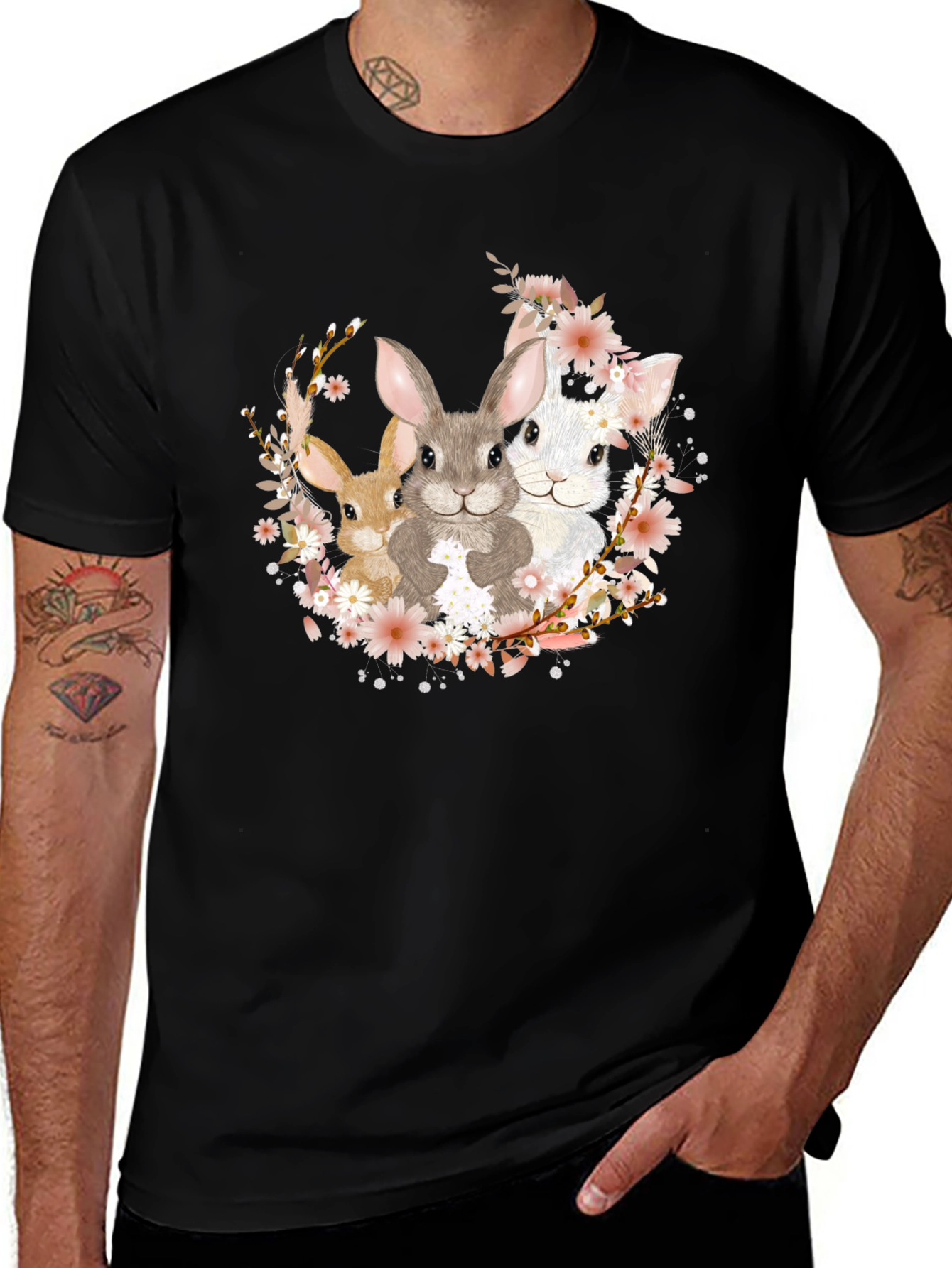 Bunny Floral T-Shirt