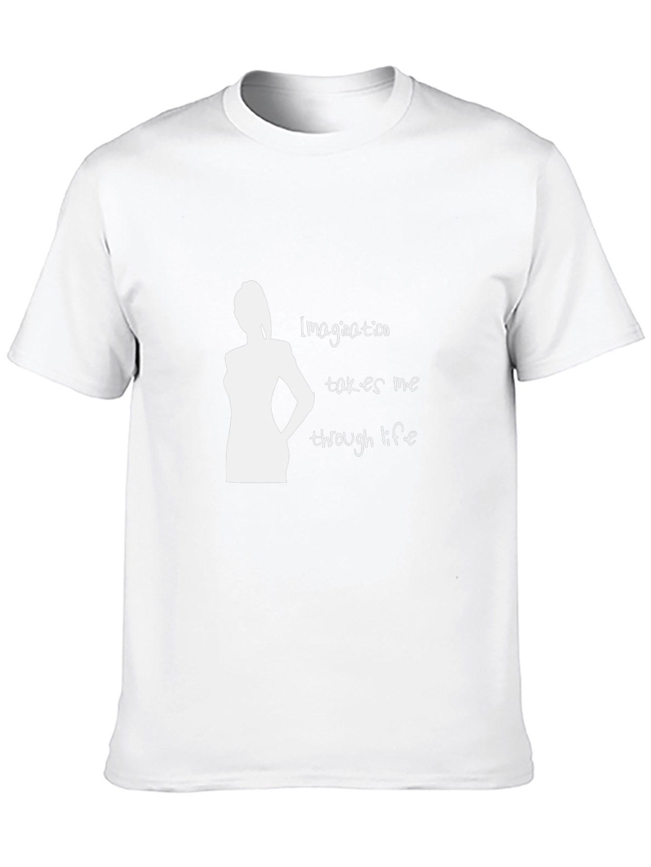 Imagination Silhouette Graphic Tee - Black