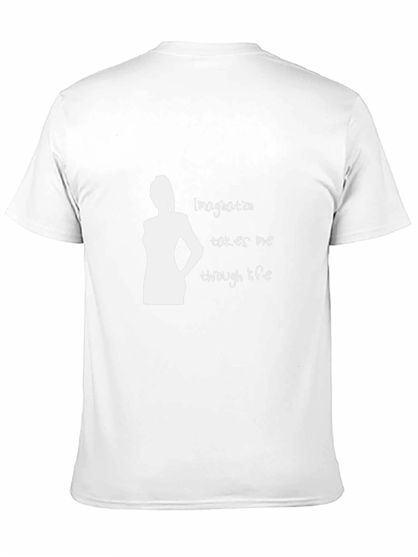 Imagination Silhouette Graphic Tee - Black
