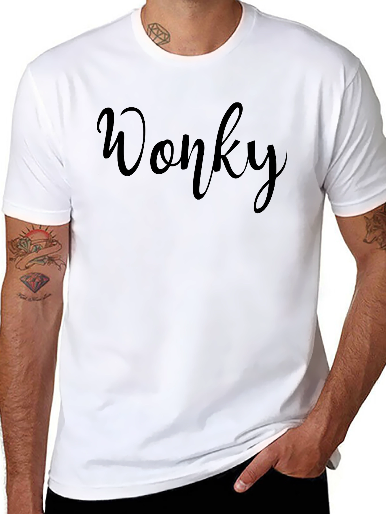 Wonky Graphic Tee - Soft Stylish T-Shirt