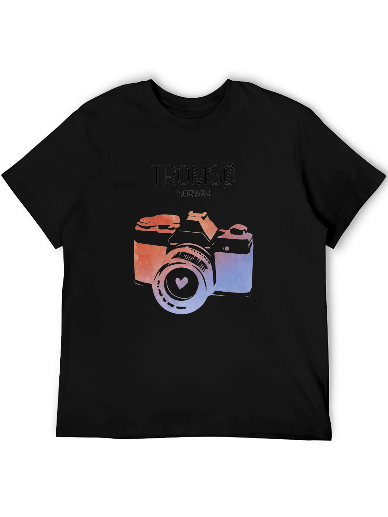 Tromsø Norway Camera Graphic T-Shirt