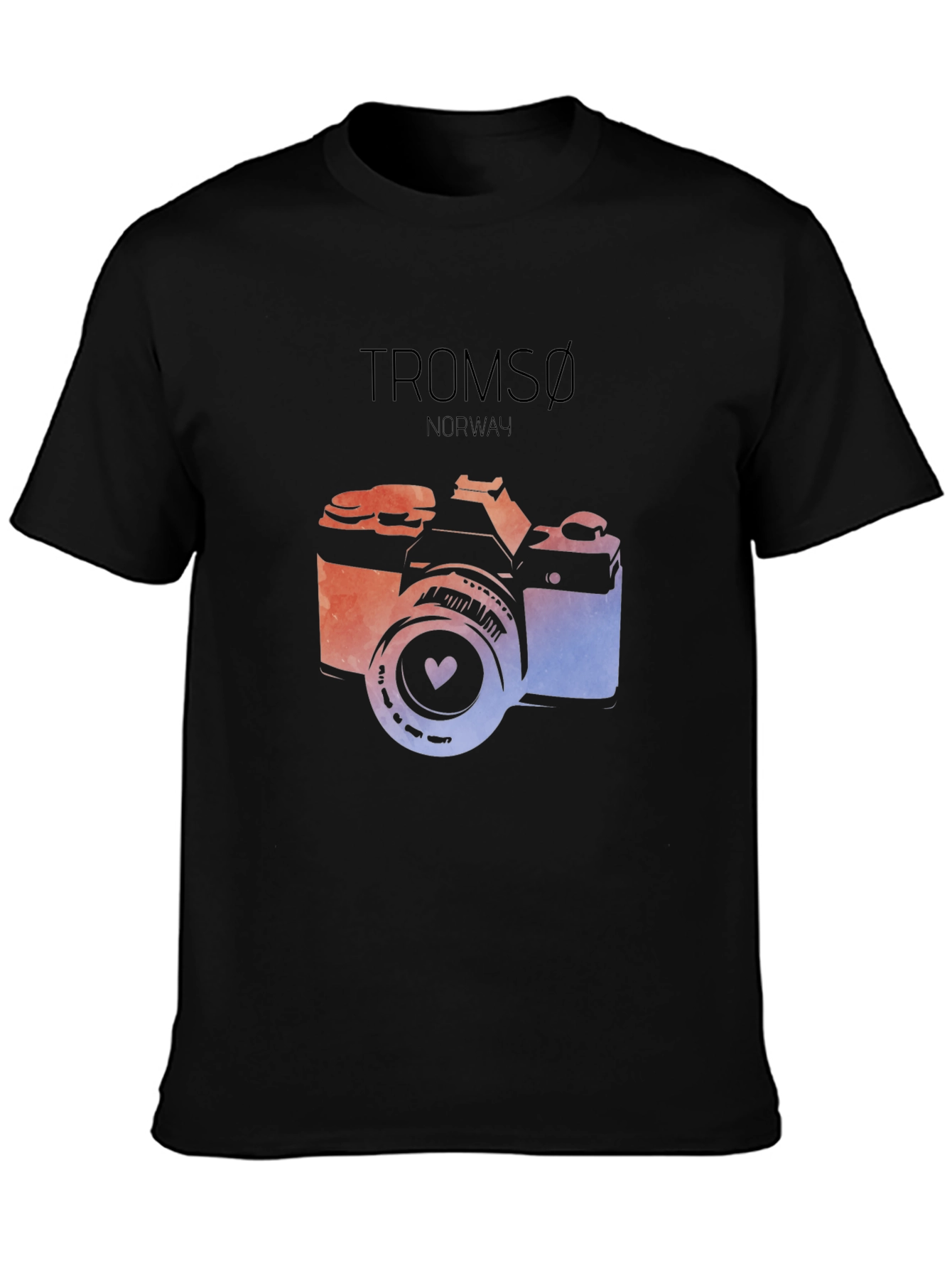 Tromsø Norway Camera Graphic T-Shirt