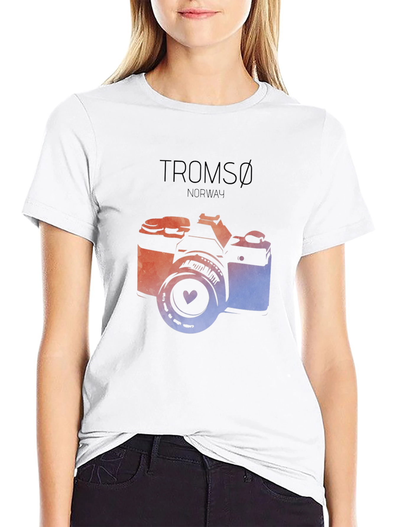Tromsø Norway Camera Graphic T-Shirt