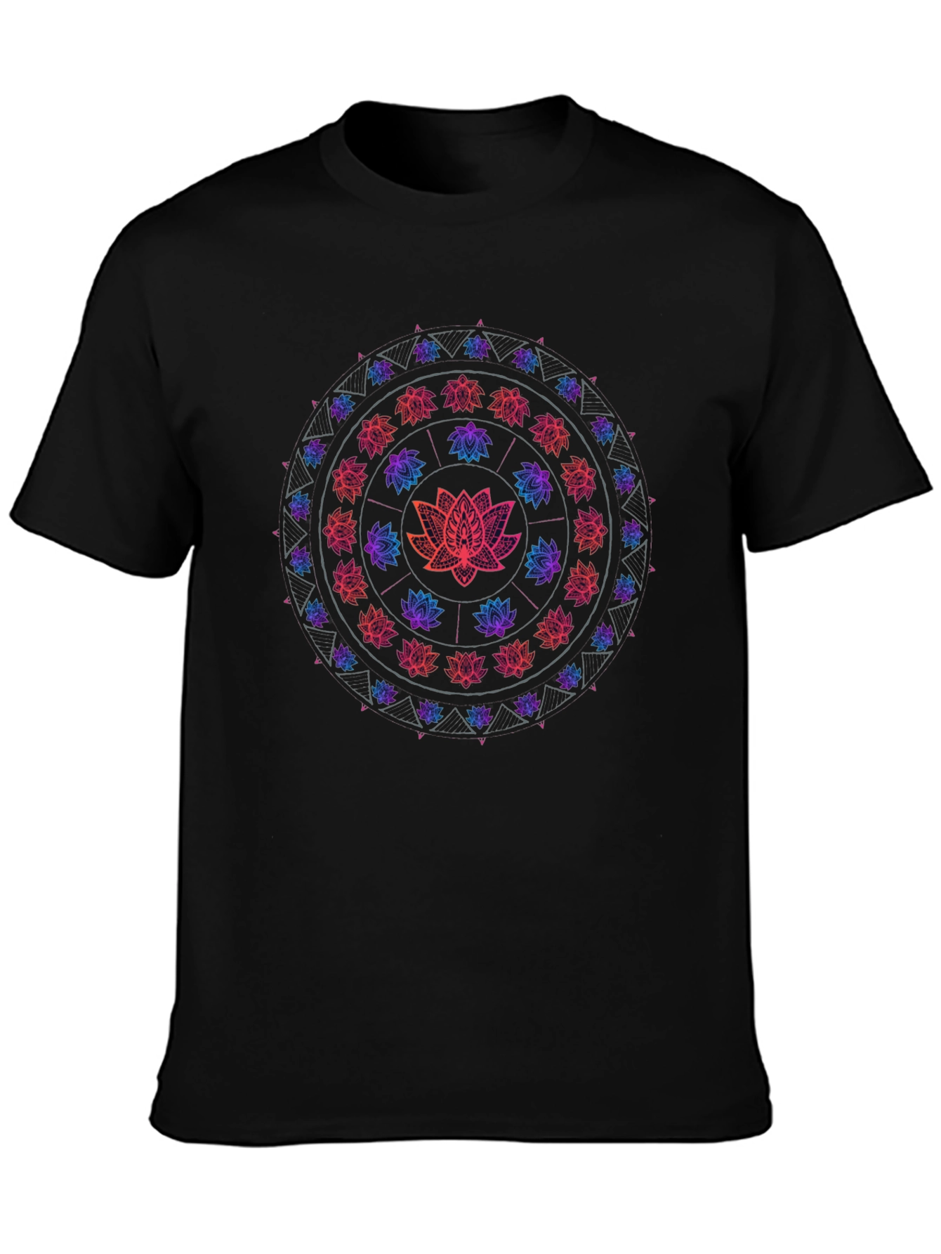 Lotus Mandala Graphic Print Tee