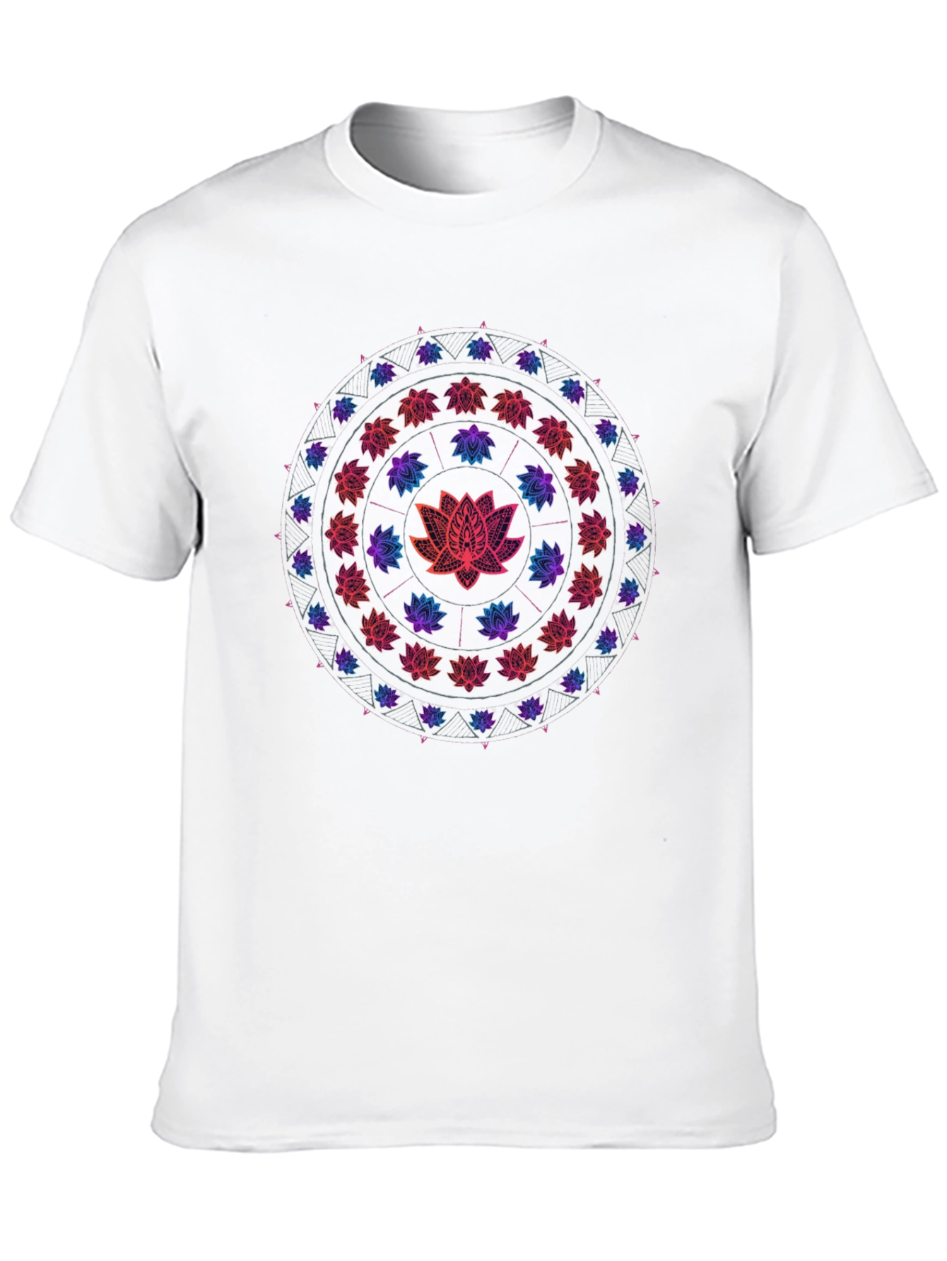 Lotus Mandala Graphic Print Tee