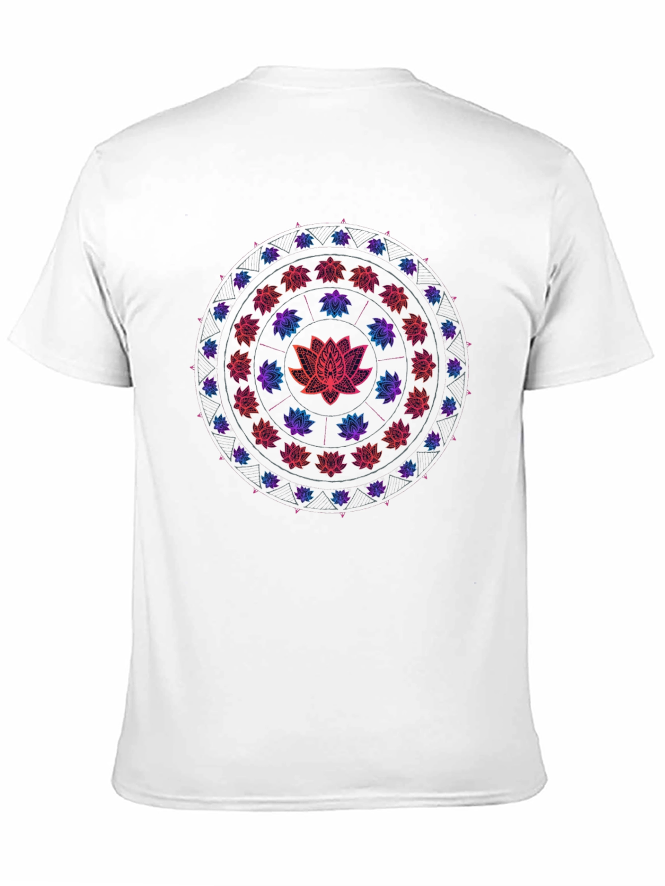 Lotus Mandala Graphic Print Tee