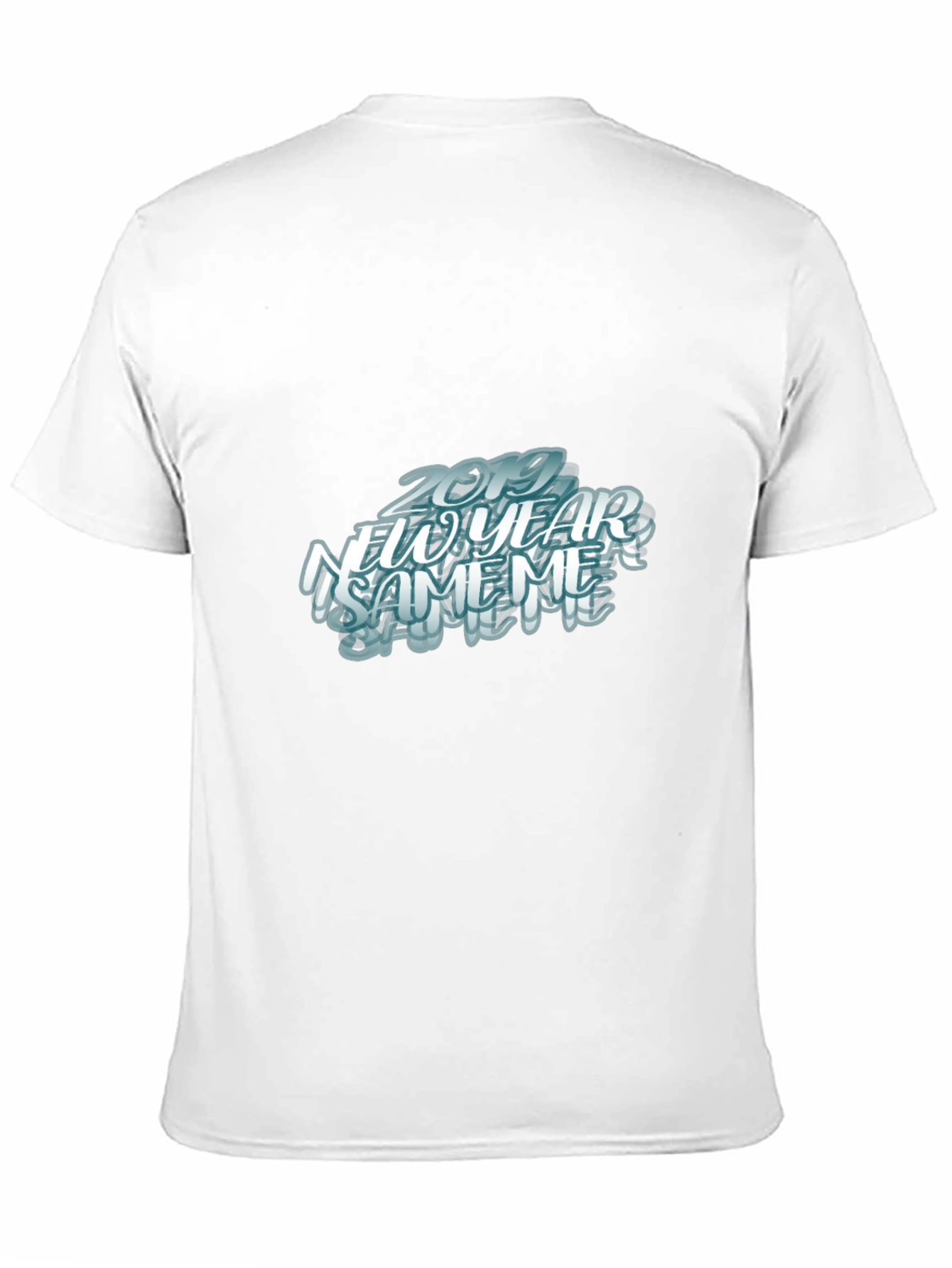 New Year Same Me Black Graphic Tee