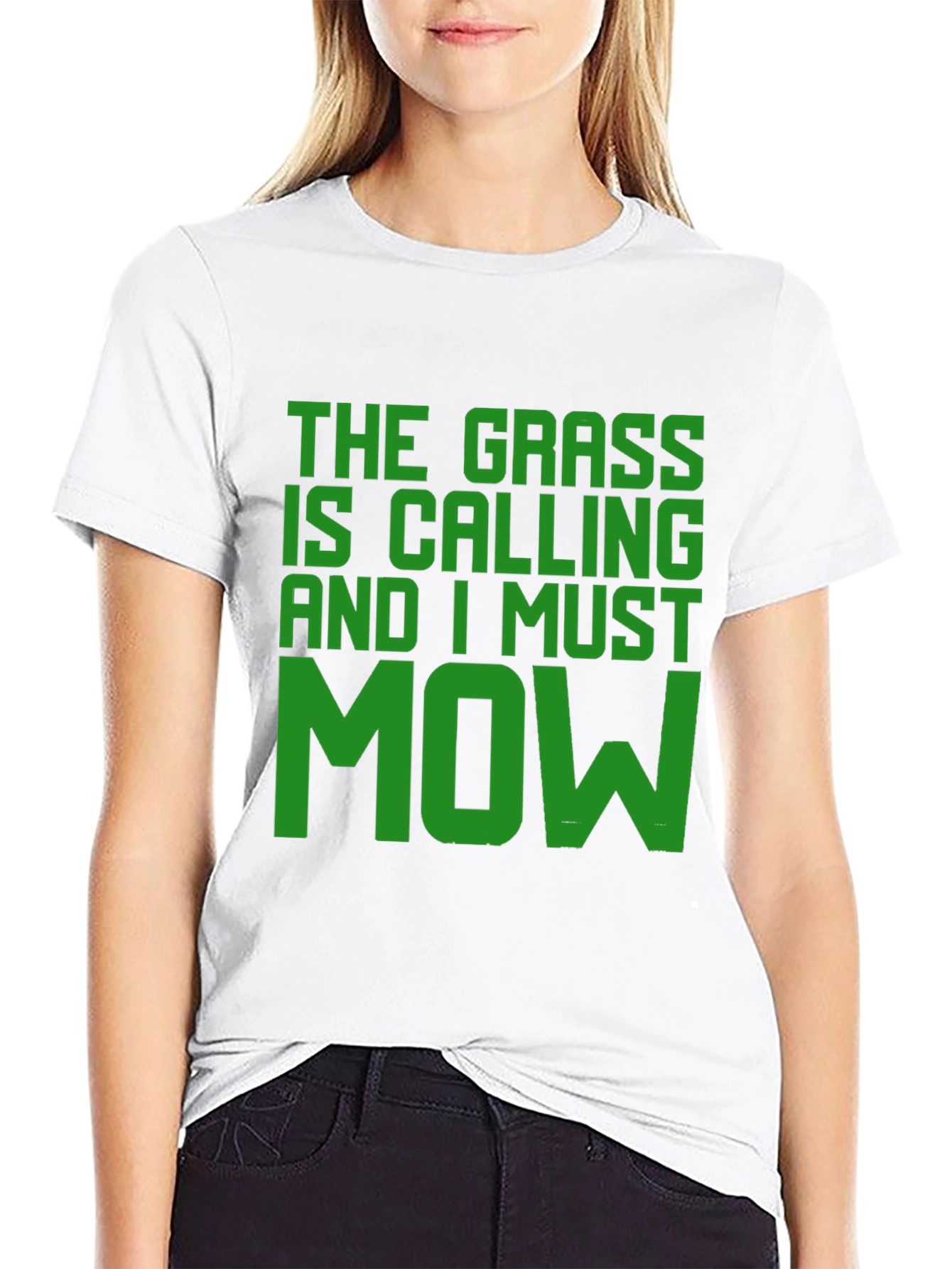 The Grass is Calling T-Shirt - Funny Mowing Tee