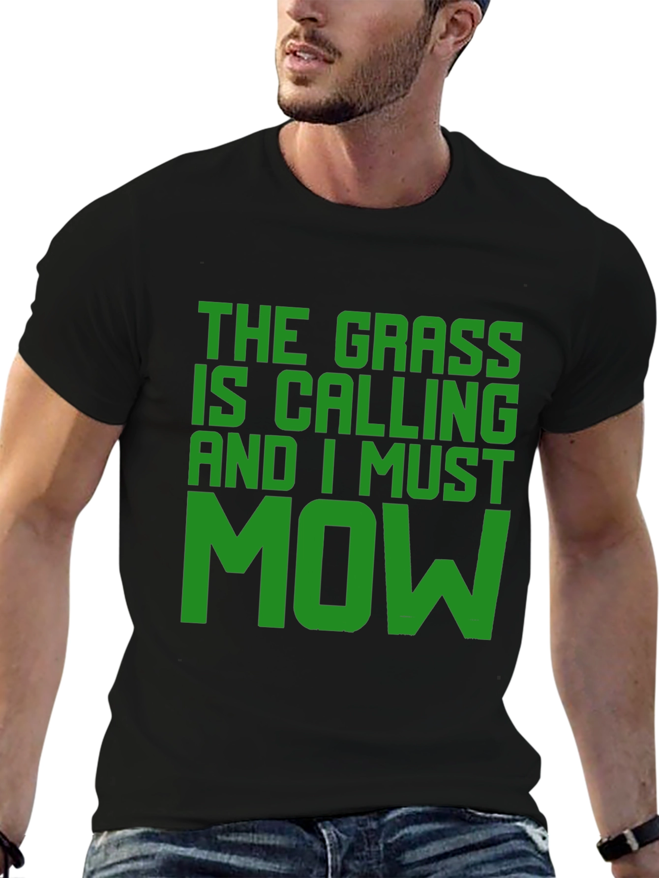 The Grass is Calling T-Shirt - Funny Mowing Tee