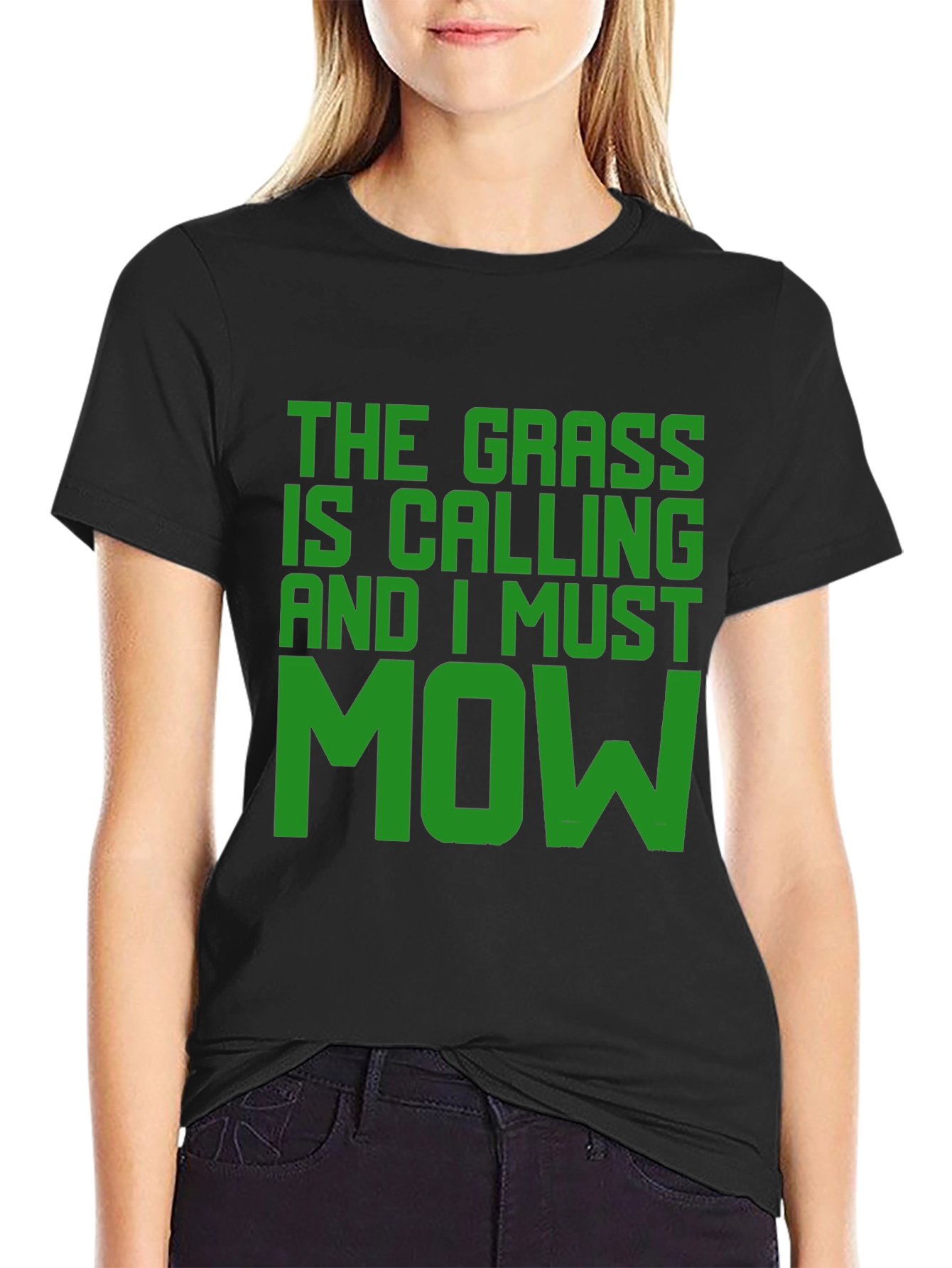The Grass is Calling T-Shirt - Funny Mowing Tee