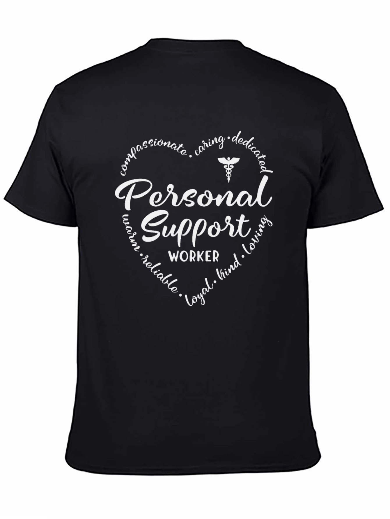 Personal Support Worker Heart T-Shirt