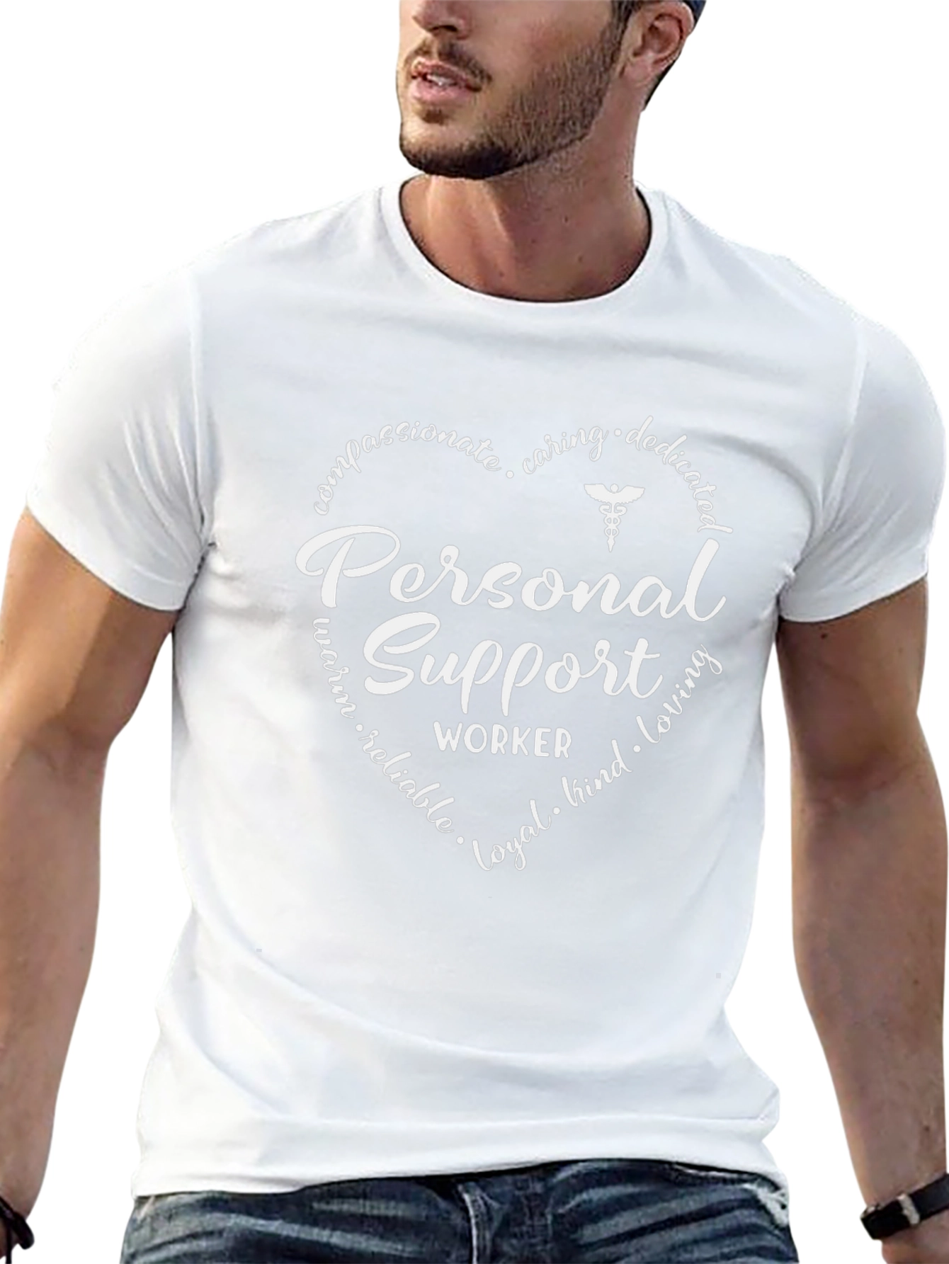 Personal Support Worker Heart T-Shirt