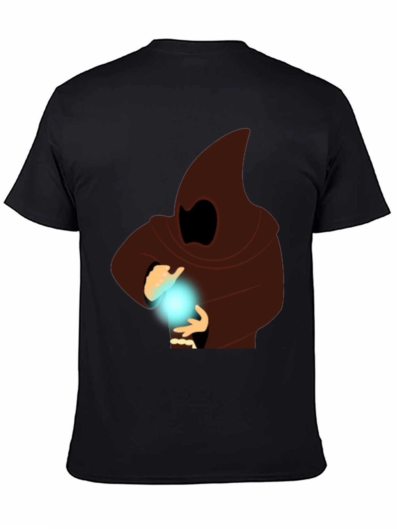 Mystic Mage Graphic Tee - Black Cotton Comfort