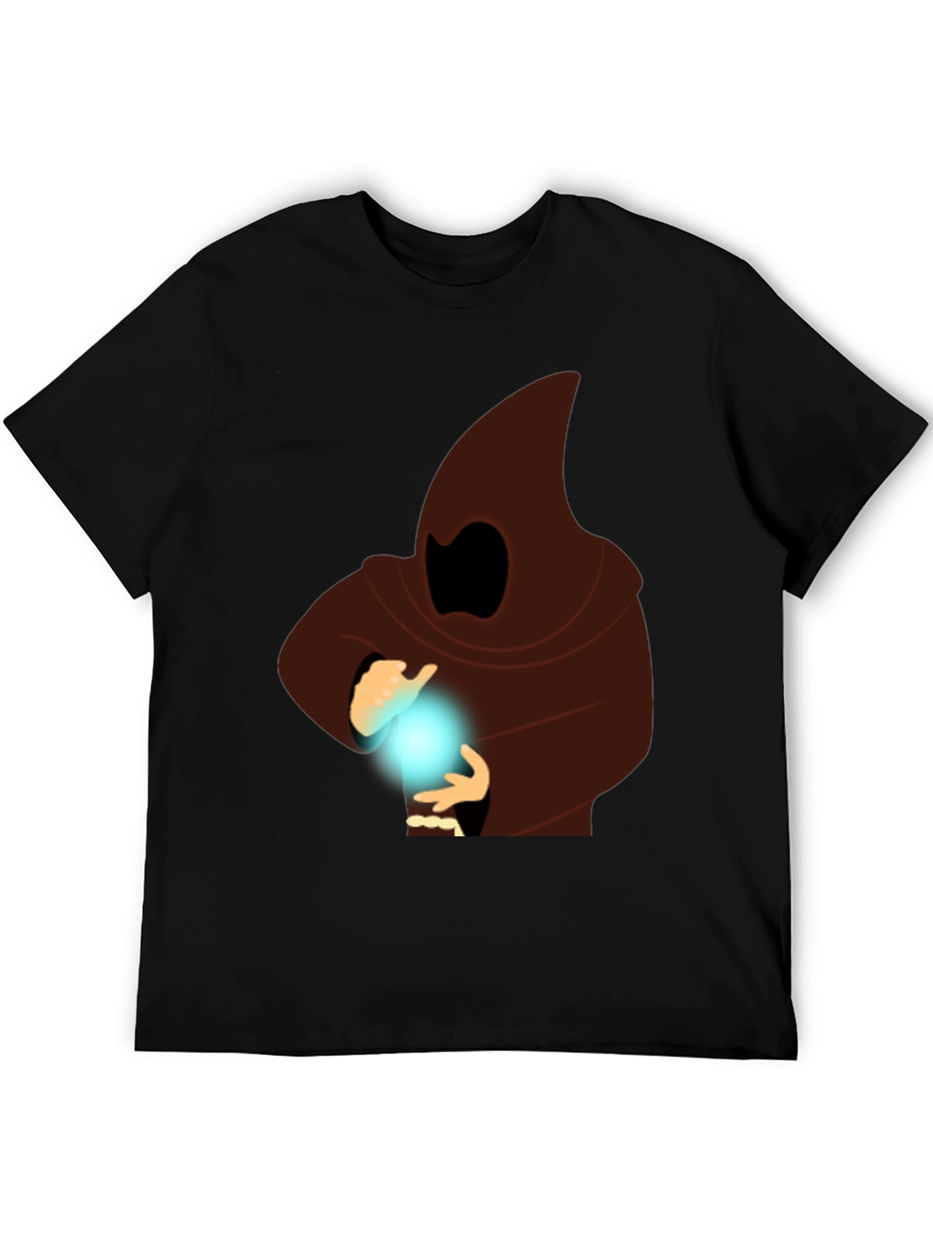 Mystic Mage Graphic Tee - Black Cotton Comfort