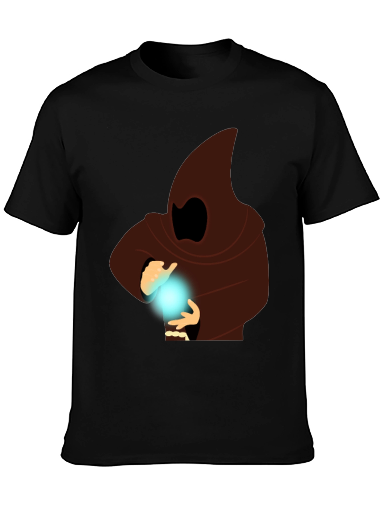 Mystic Mage Graphic Tee - Black Cotton Comfort