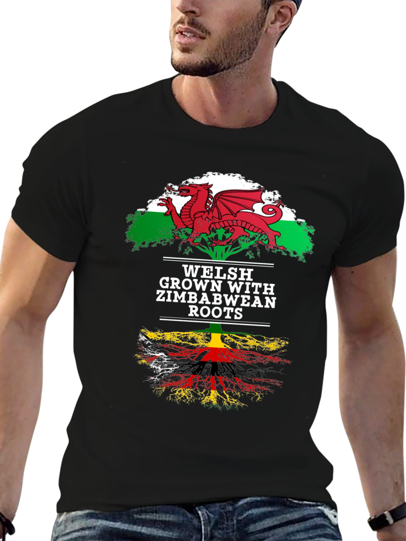Welsh Grown Zimbabwean Roots T-Shirt