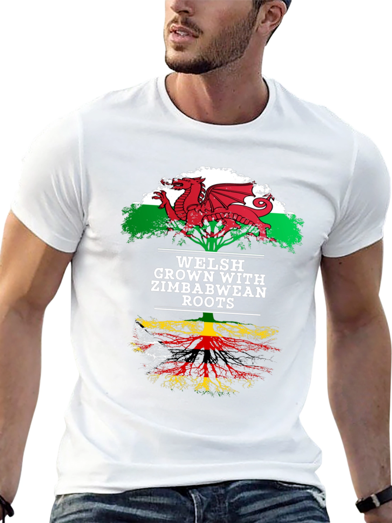 Welsh Grown Zimbabwean Roots T-Shirt