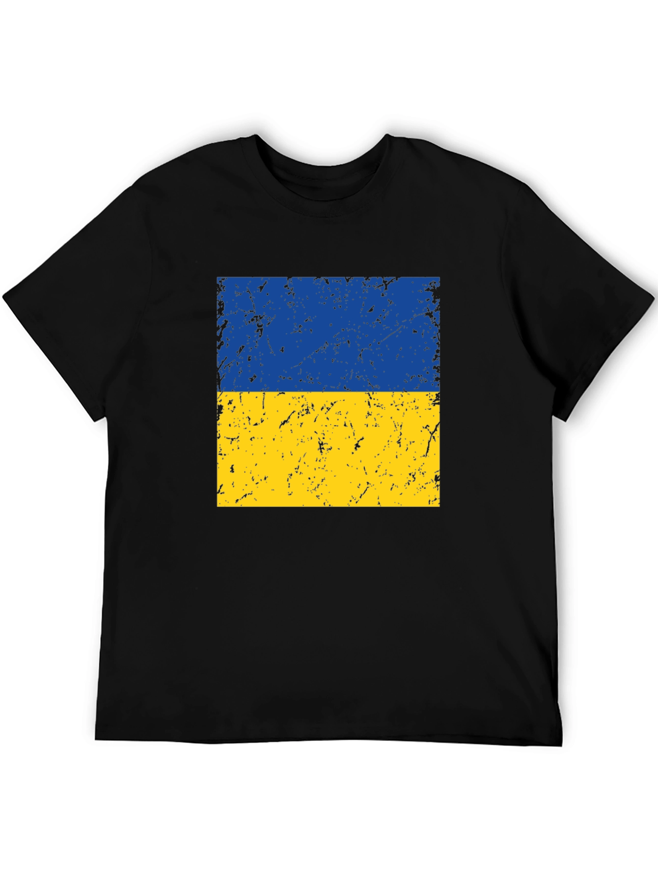 Ukraine Flag T-Shirt - Distressed Graphic Tee