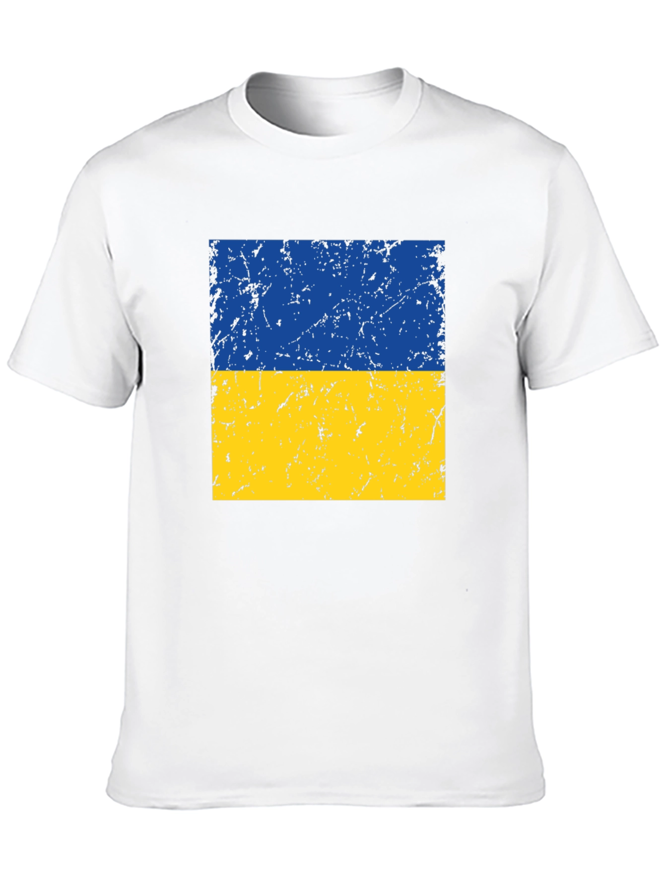 Ukraine Flag T-Shirt - Distressed Graphic Tee
