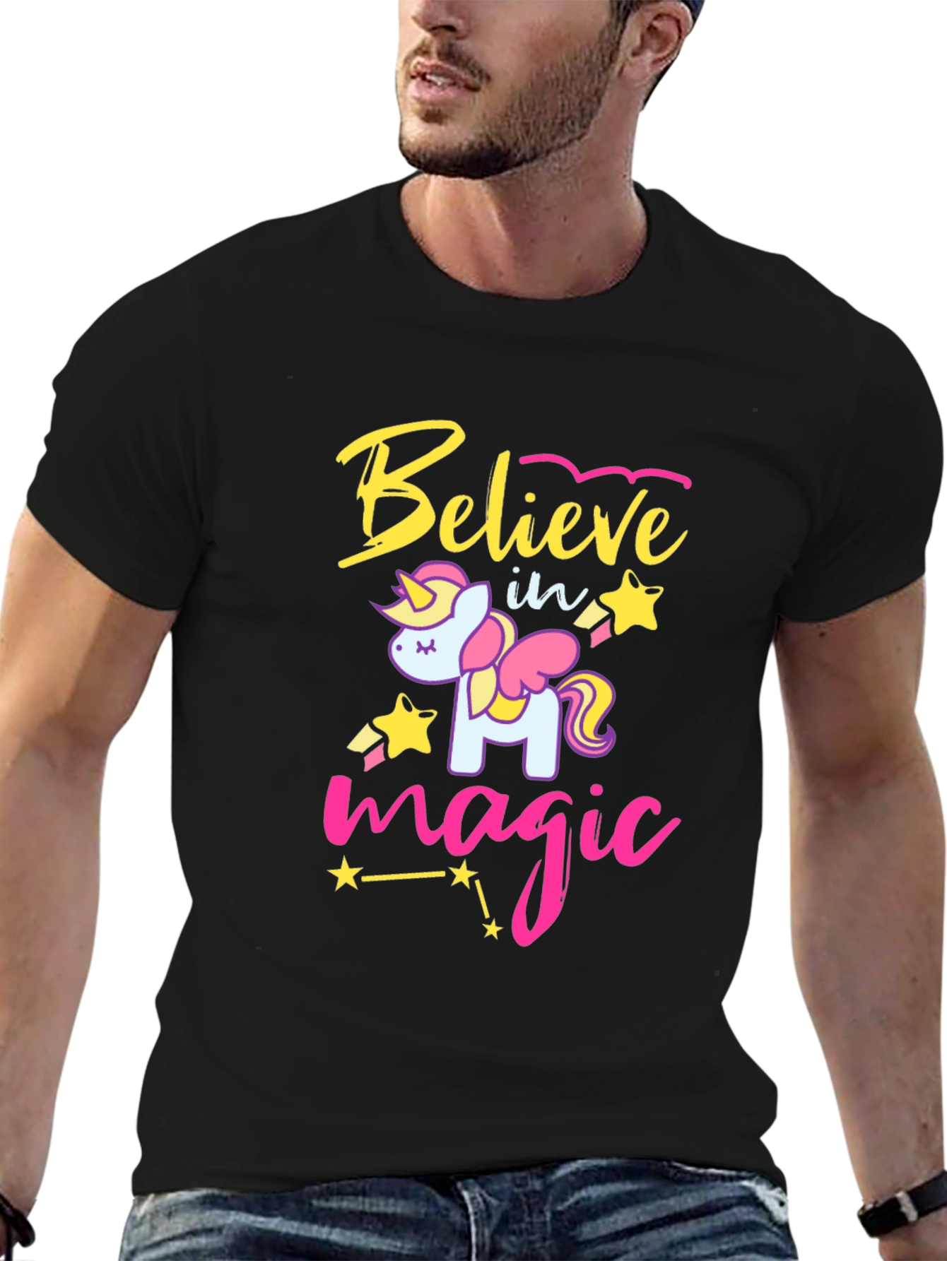 Believe in Magic Unicorn Graphic Tee