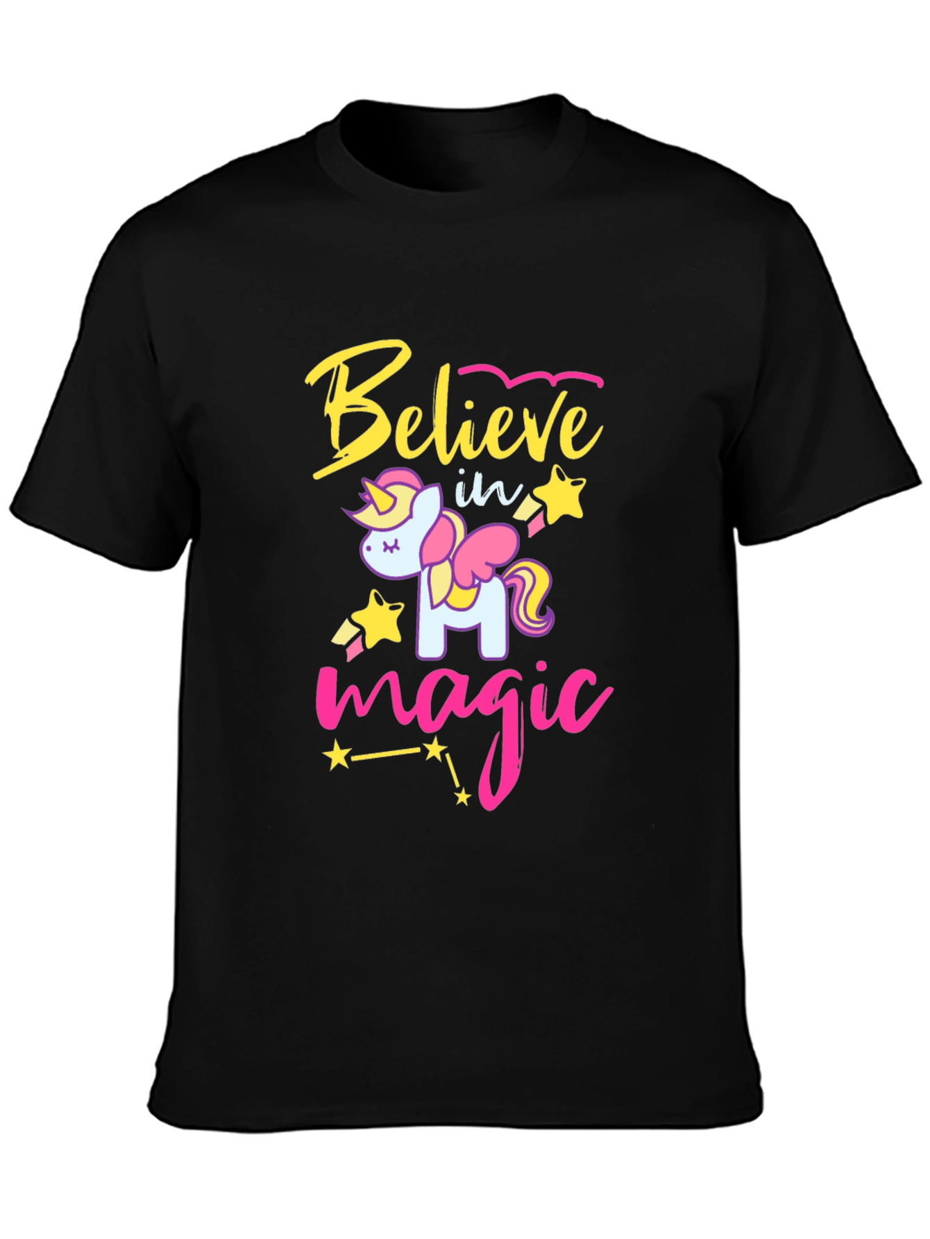 Believe in Magic Unicorn Graphic Tee