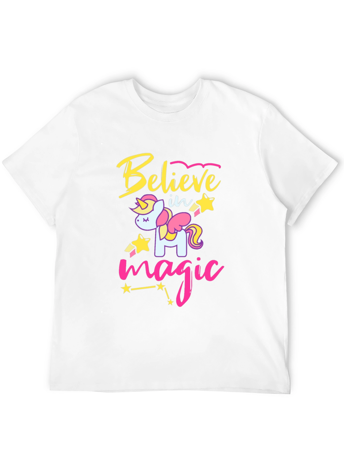 Believe in Magic Unicorn Graphic Tee